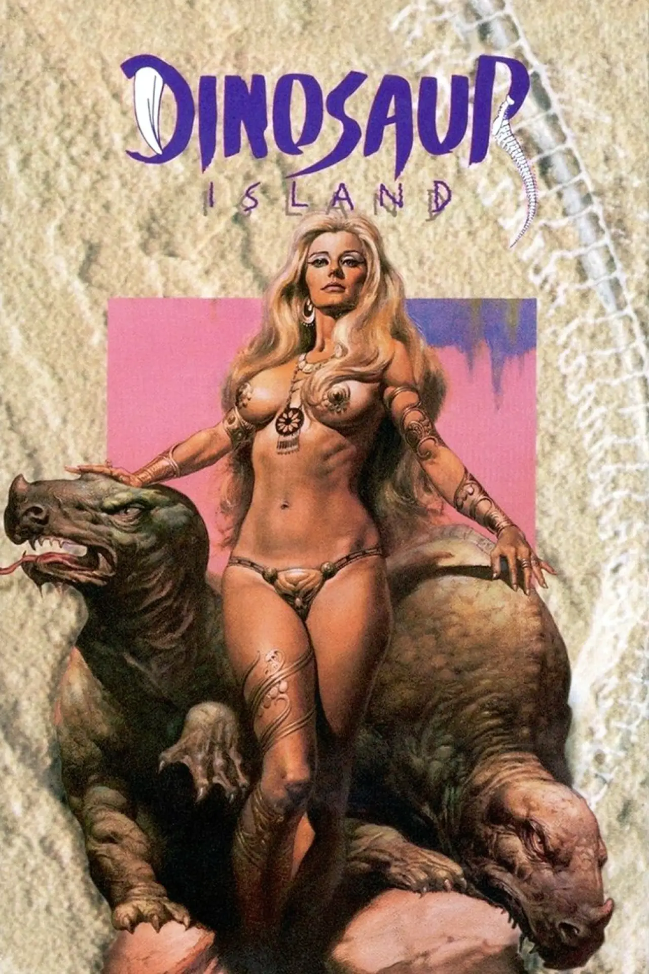 Movie poster "Dinosaur Island"