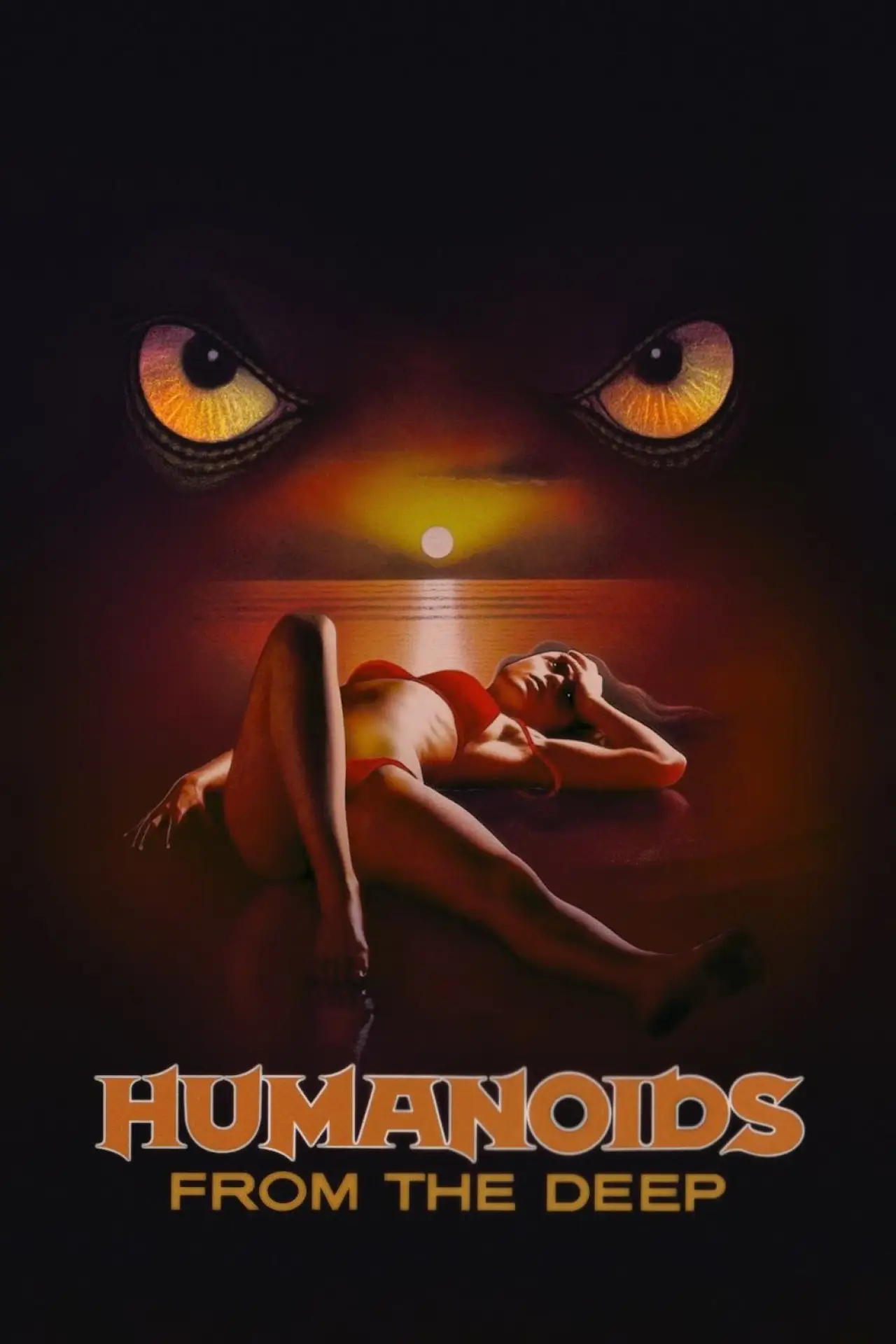 Movie poster "Humanoids from the Deep"