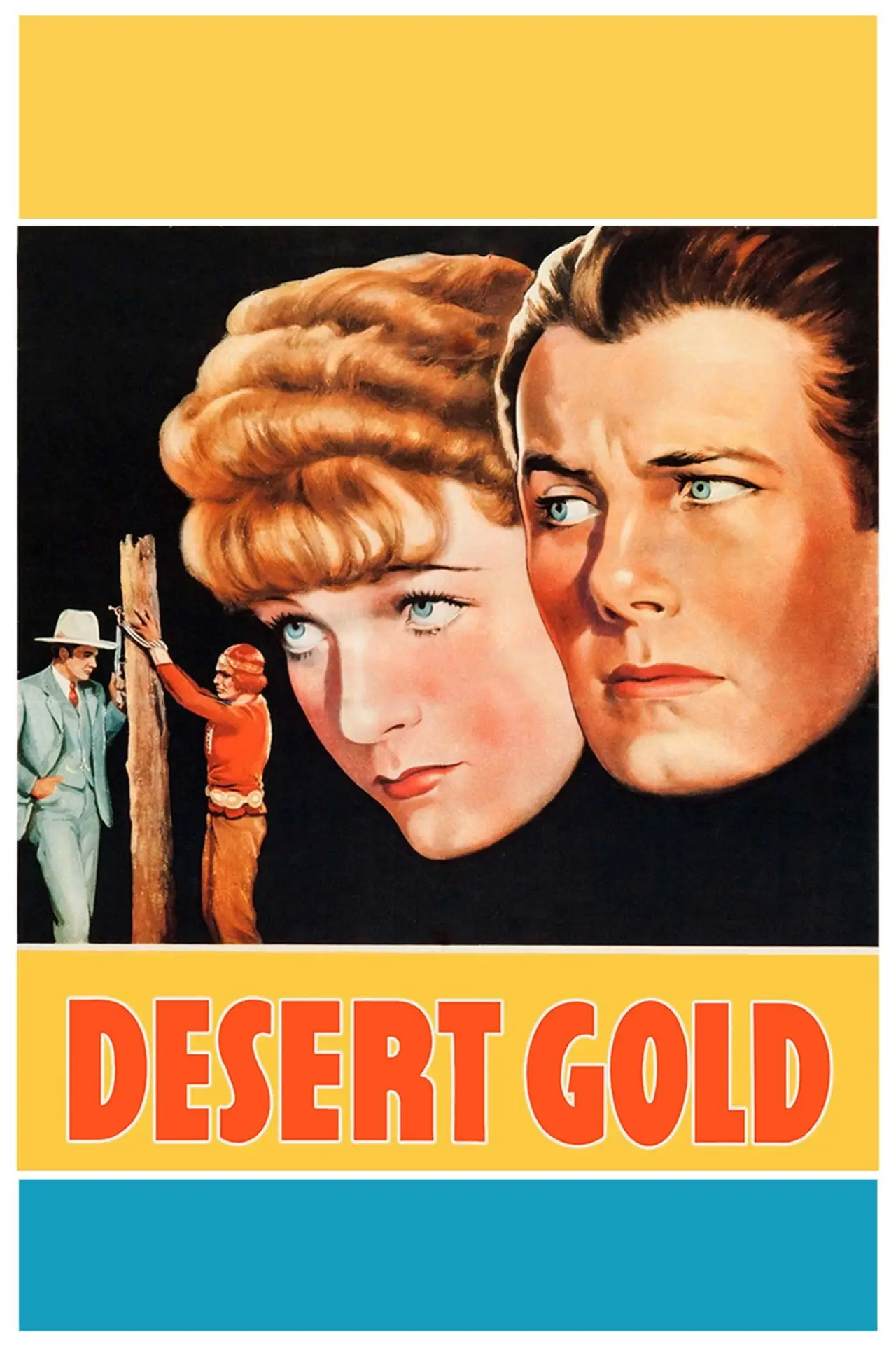 Movie poster "Desert Gold"
