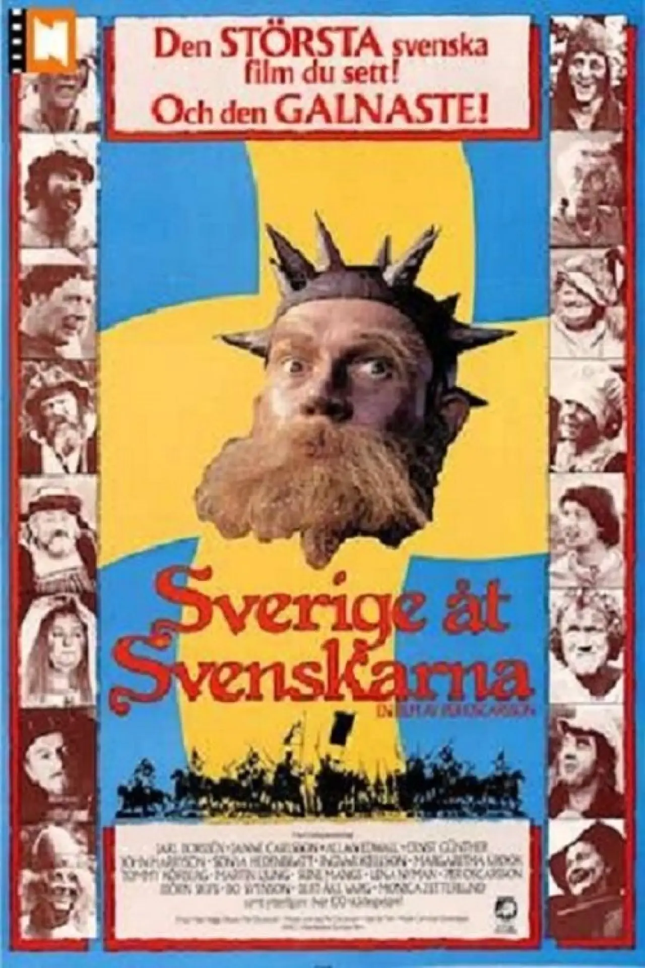 Movie poster "Sverige åt svenskarna"