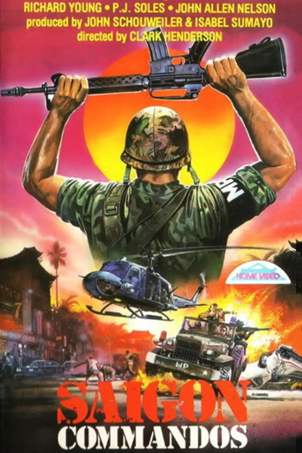 Movie poster "Saigon Commandos"