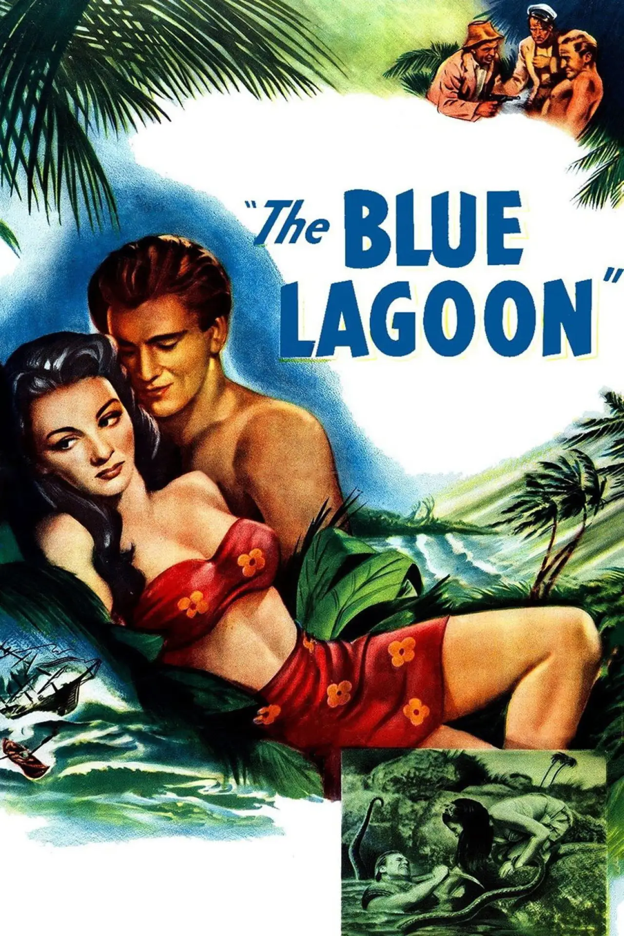 Movie poster "The Blue Lagoon"