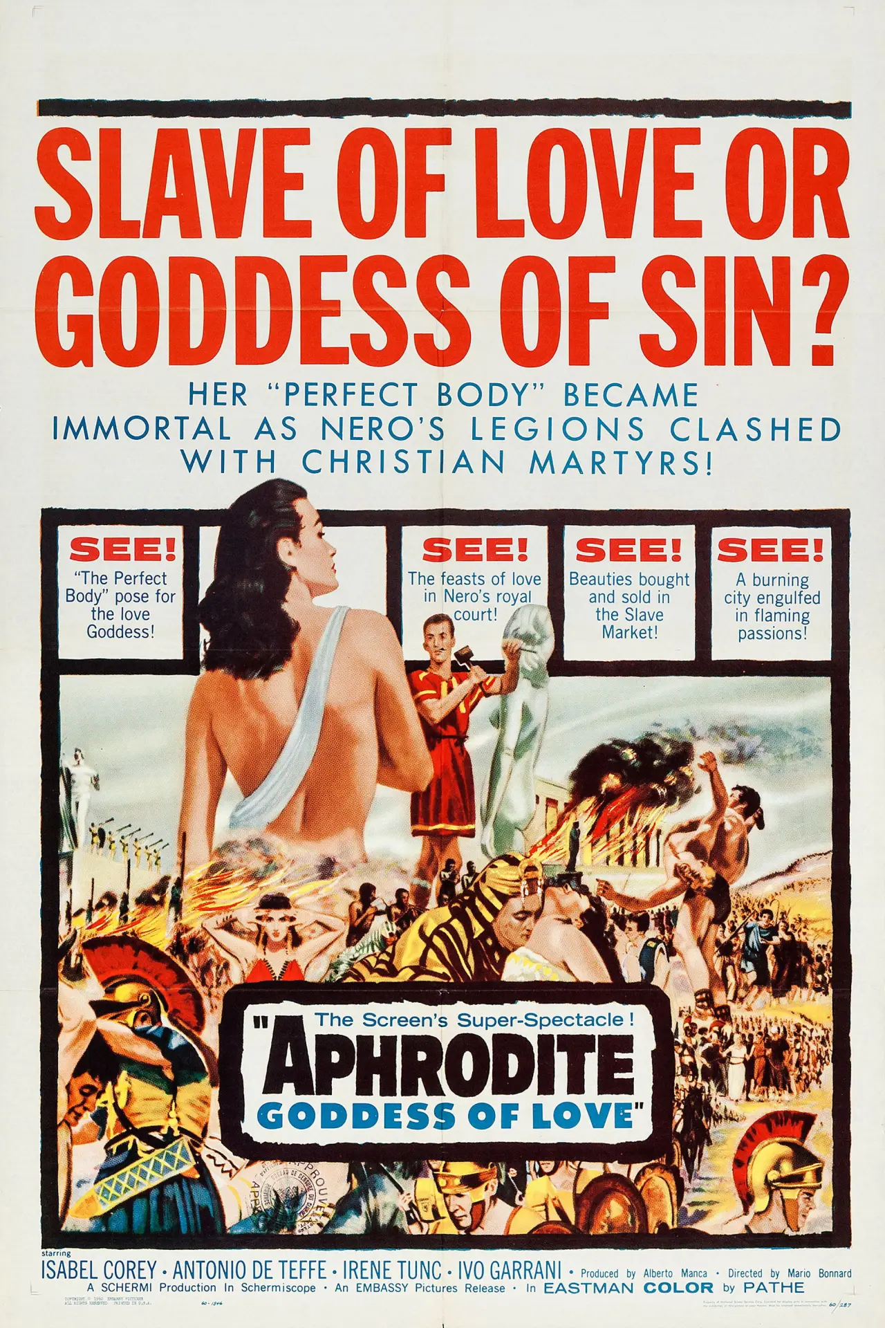 Movie poster "Aphrodite, Goddess of Love"