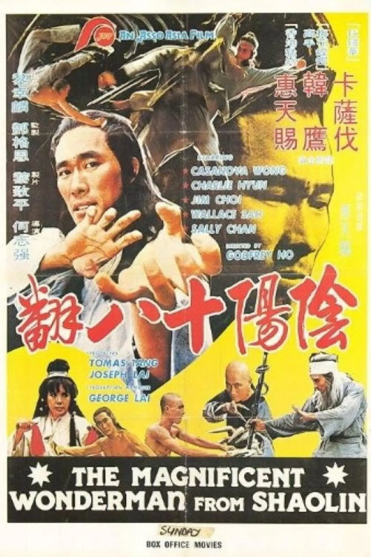 Movie poster "Magnificent Wonderman"