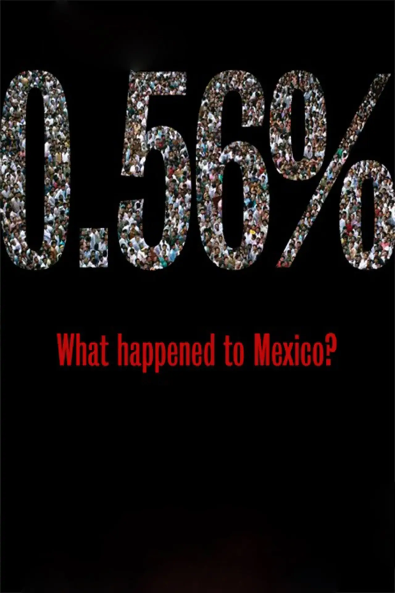 Movie poster "0.56% What happened to Mexico?"