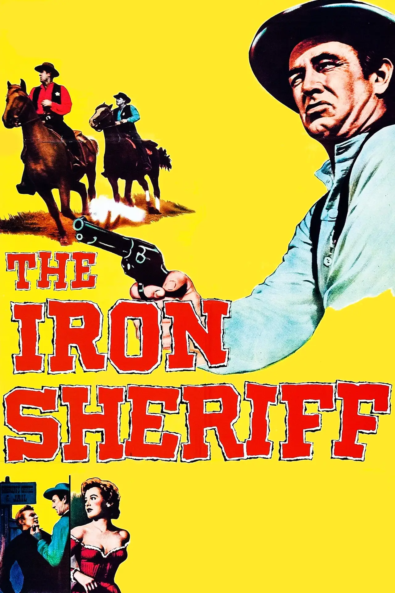 Movie poster "The Iron Sheriff"