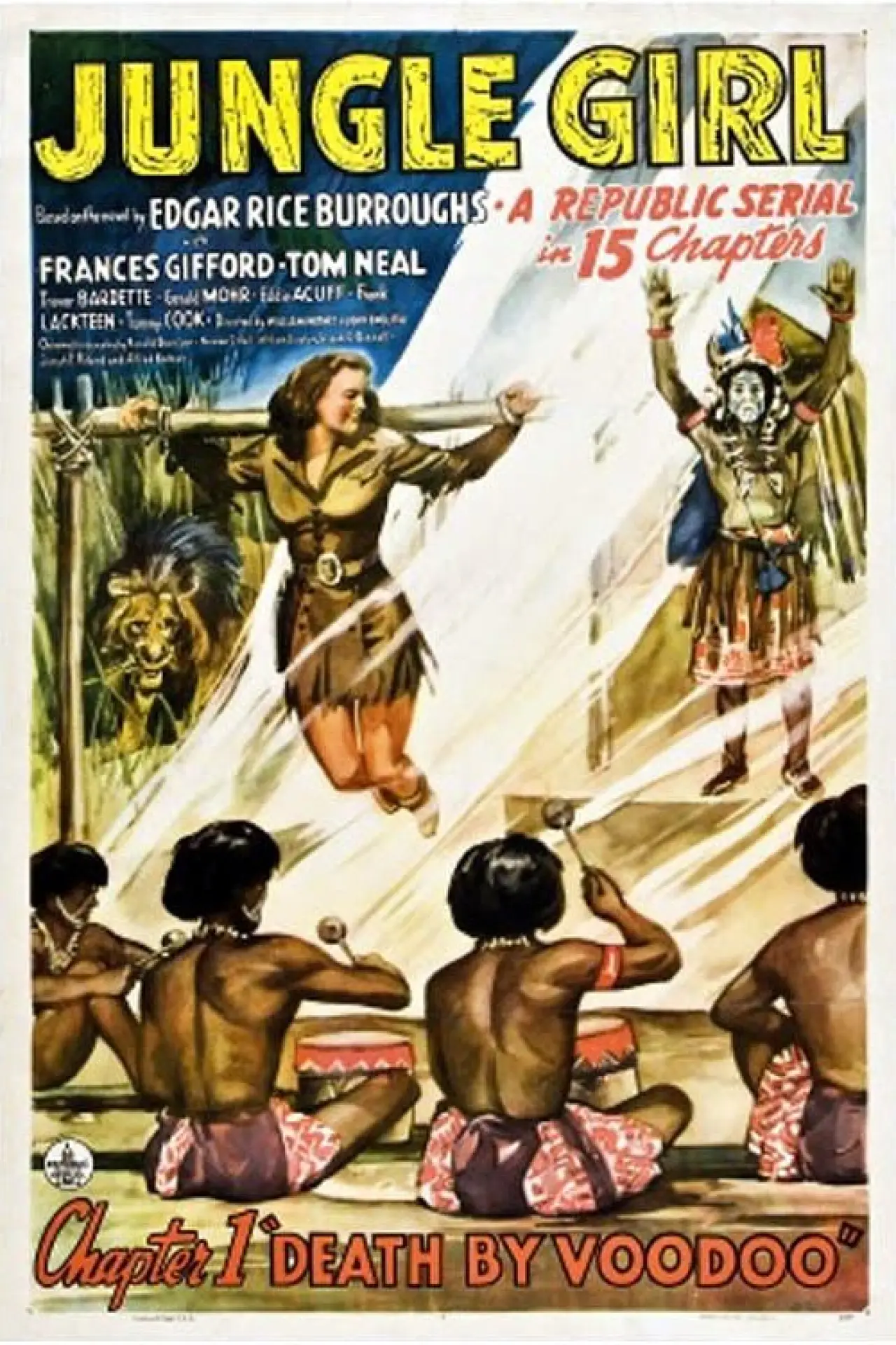 Movie poster "Jungle Girl"