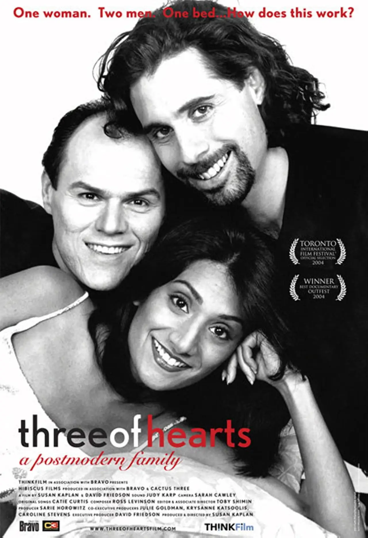 Movie poster "Three of Hearts: A Postmodern Family"