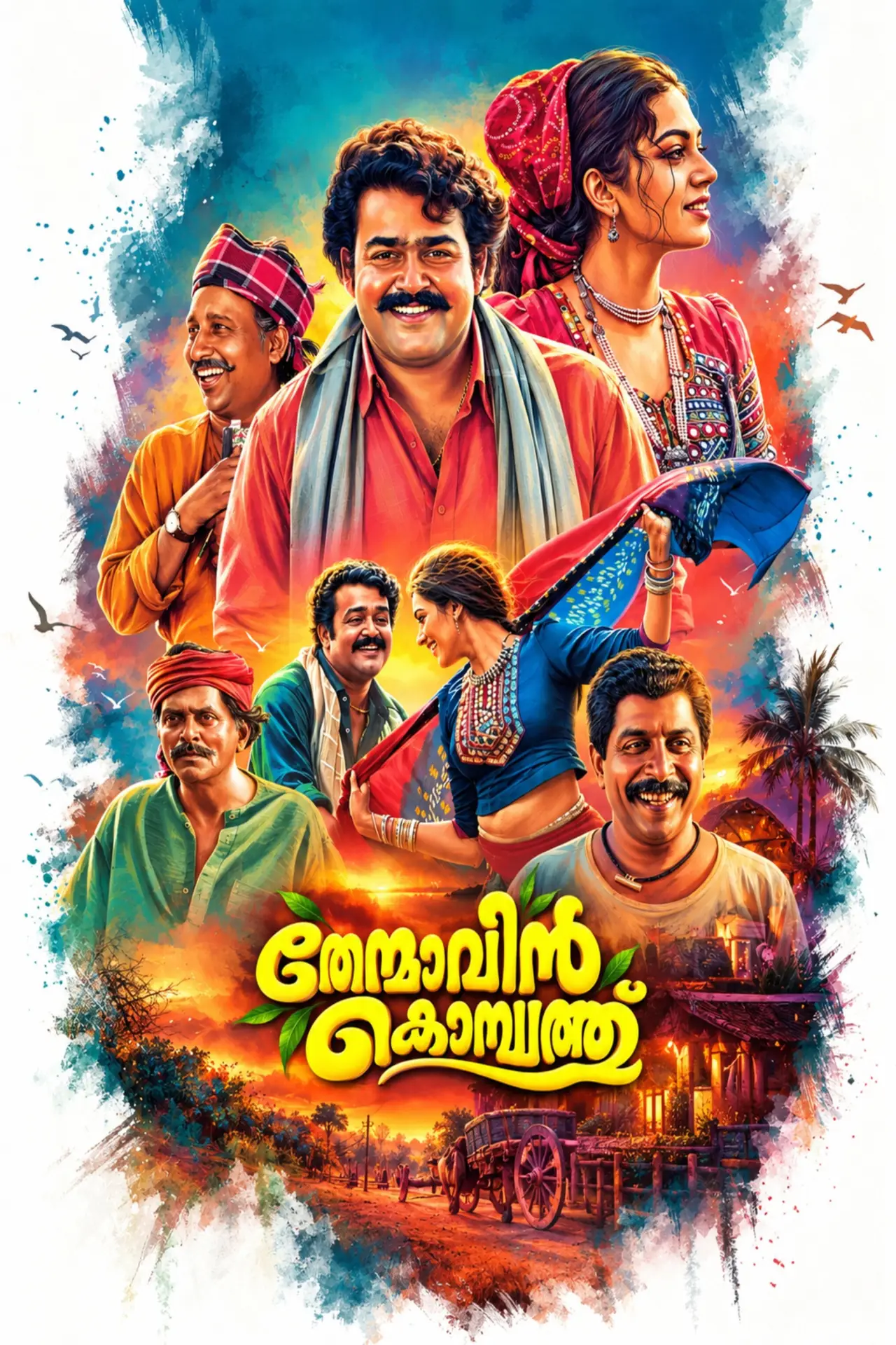 Movie poster "Thenmavin Kombath"