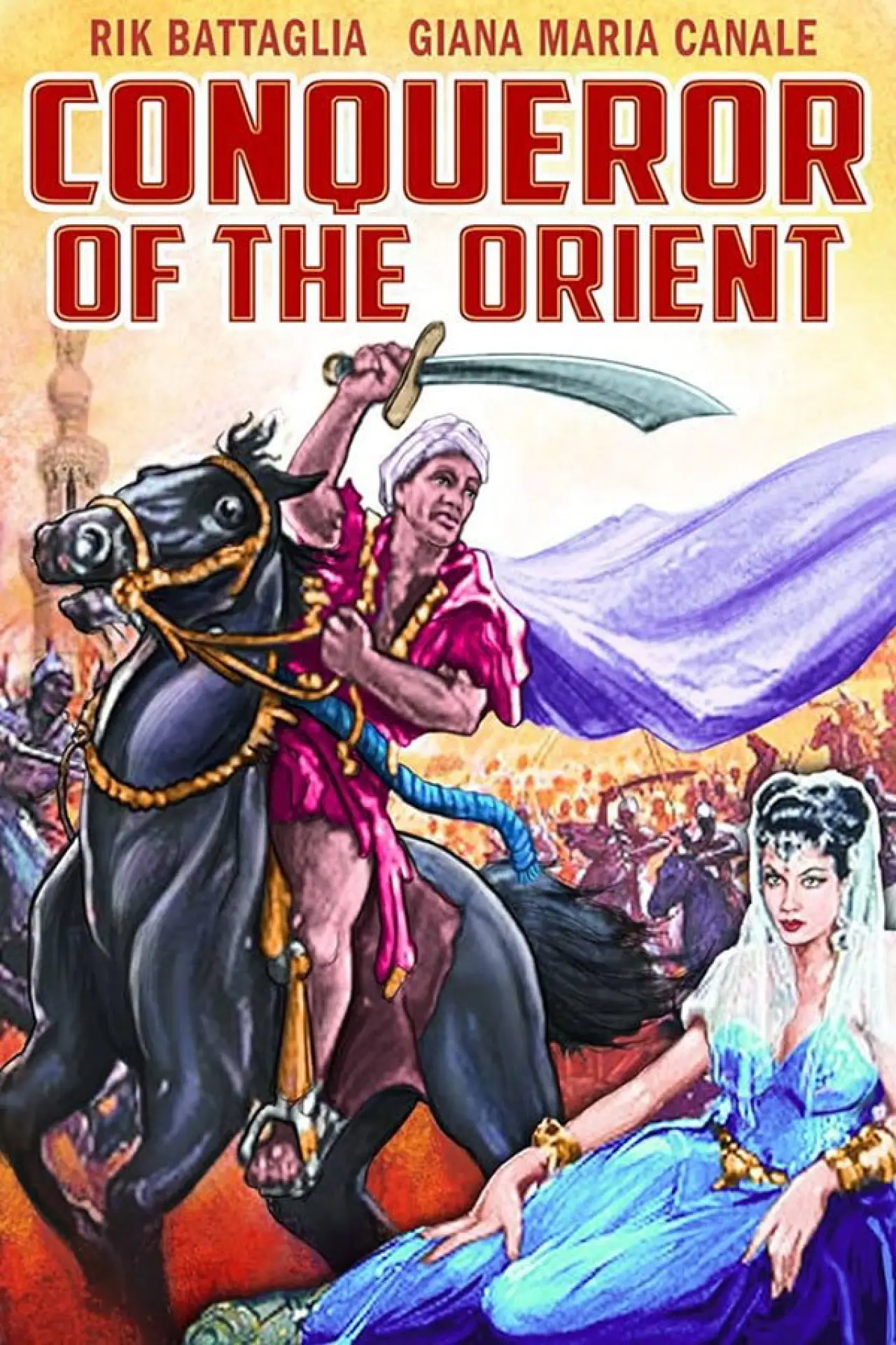Movie poster "Conqueror of the Orient"
