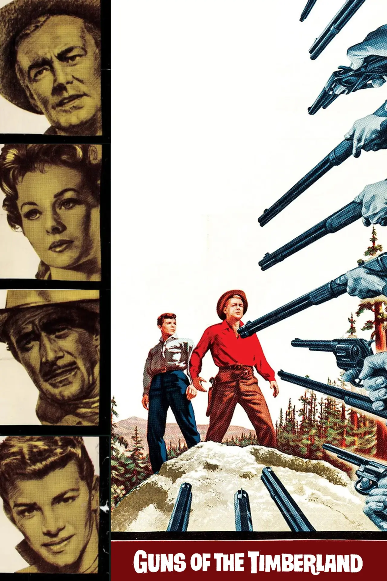 Movie poster "Guns of the Timberland"