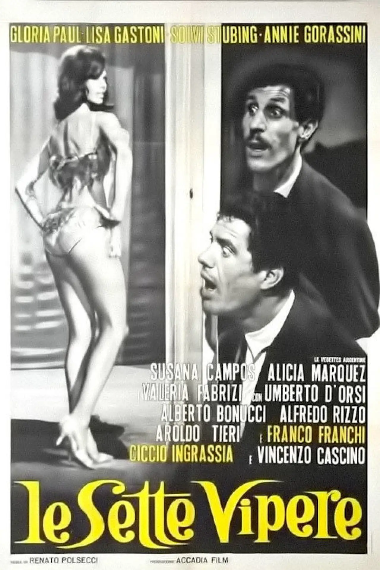 Movie poster "The Seven Vipers (The Latin Husband)"