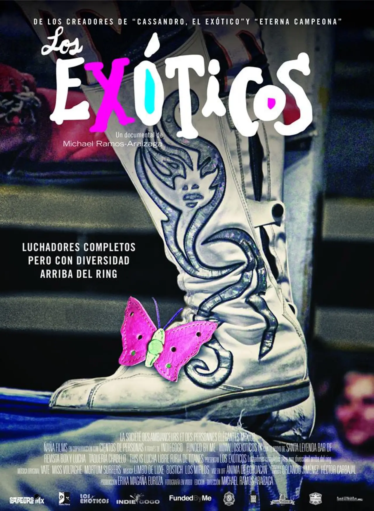 Movie poster "Los Exóticos"