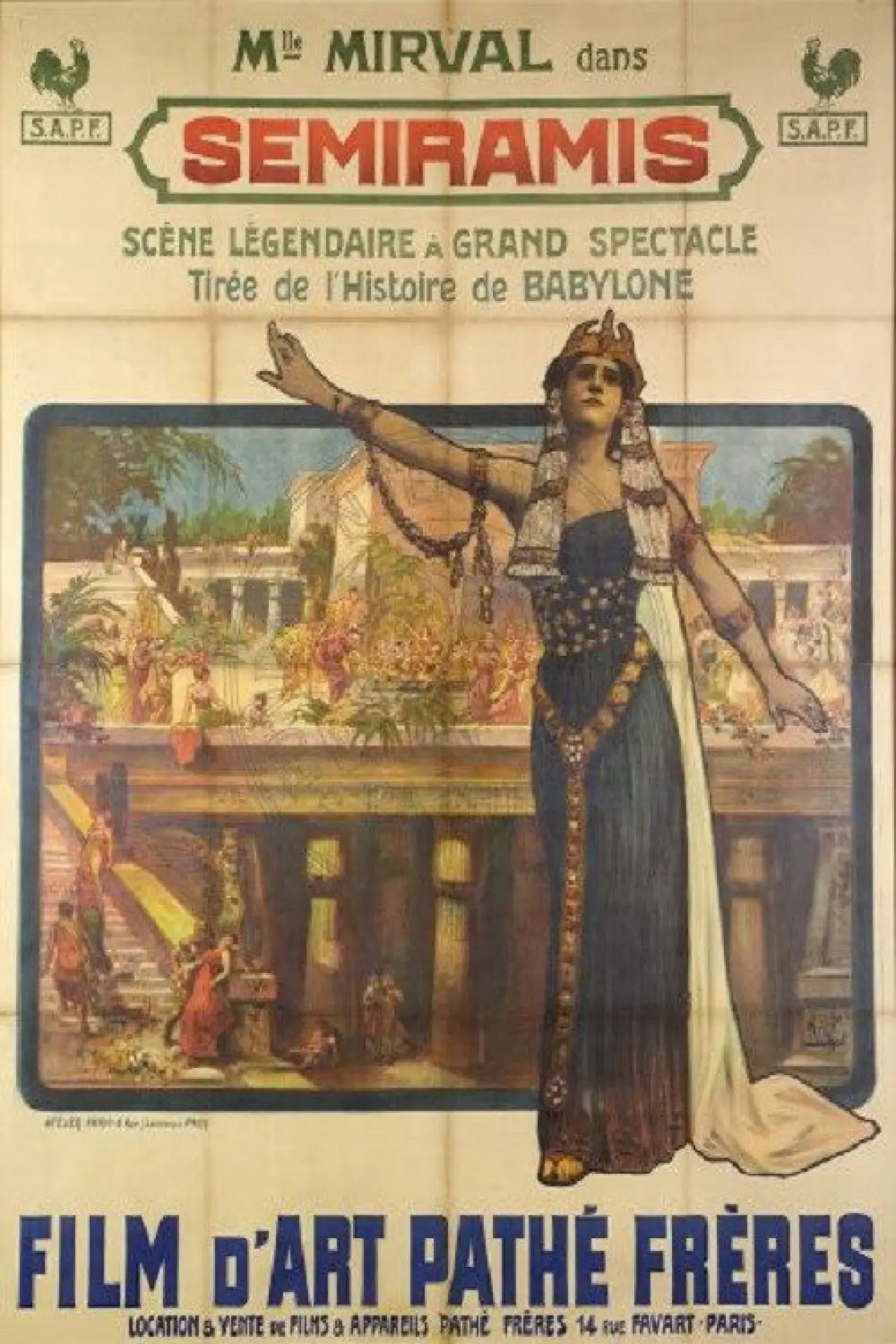 Movie poster "Sémiramis"