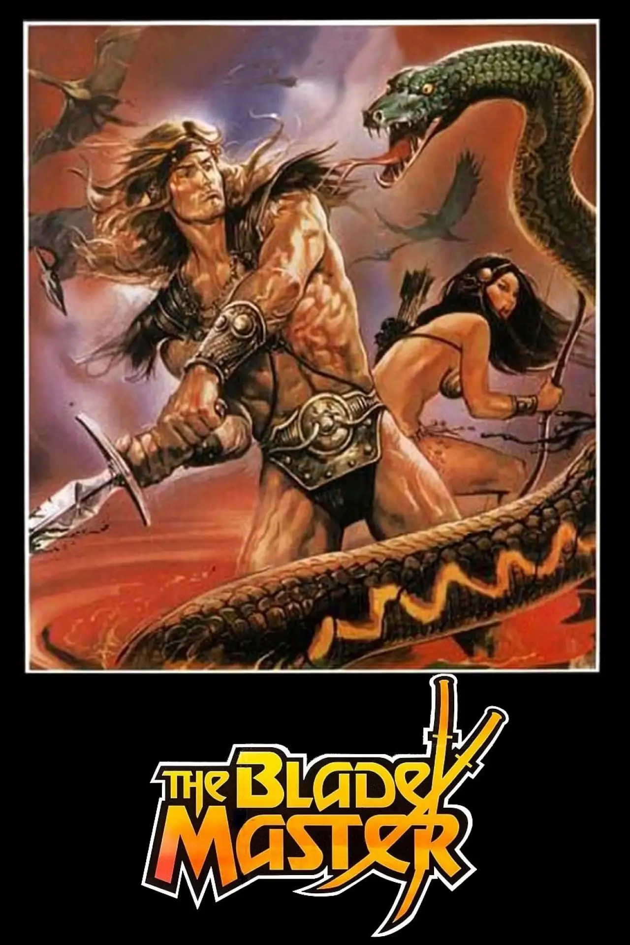 Movie poster "The Blade Master"