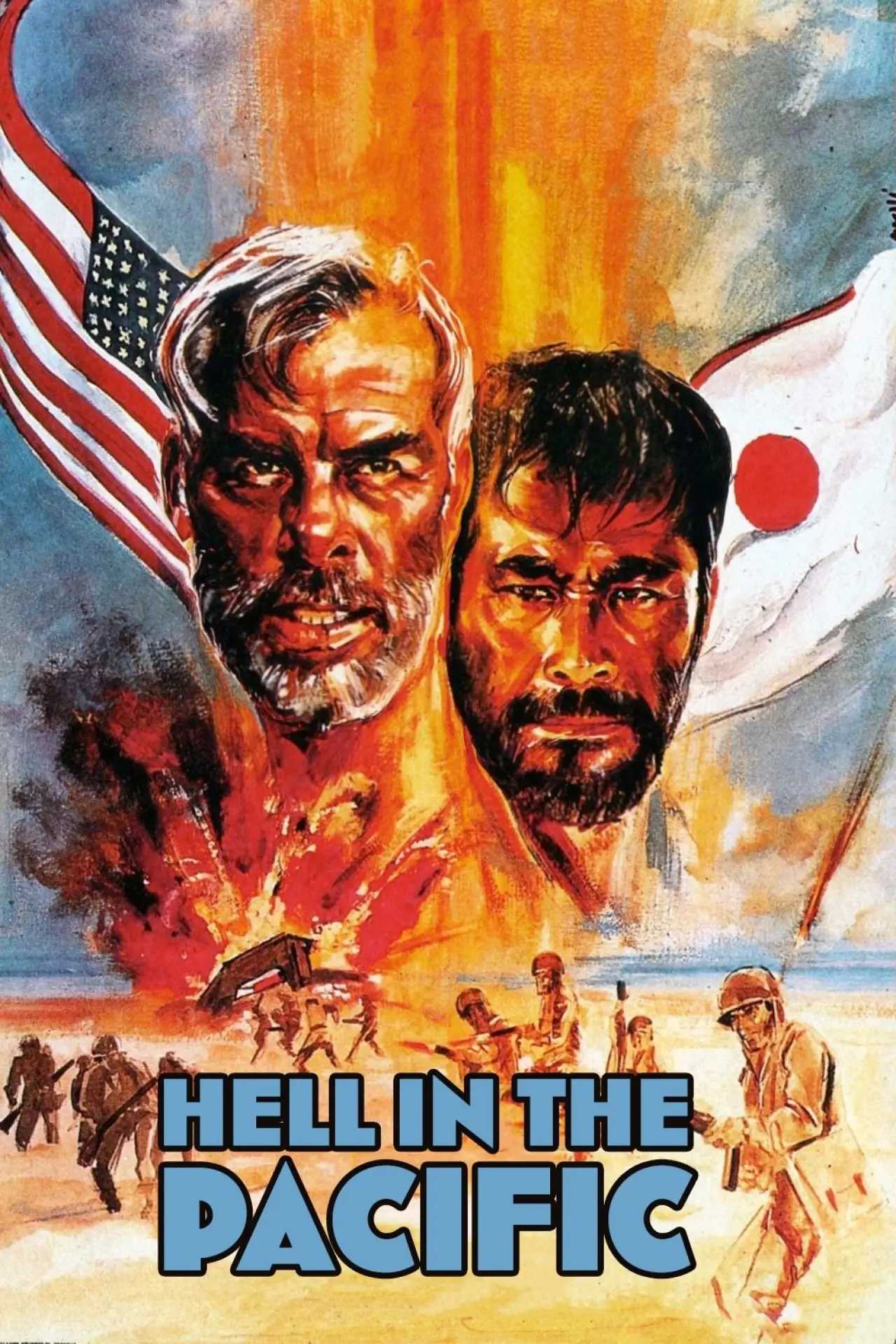 Movie poster "Hell in the Pacific"