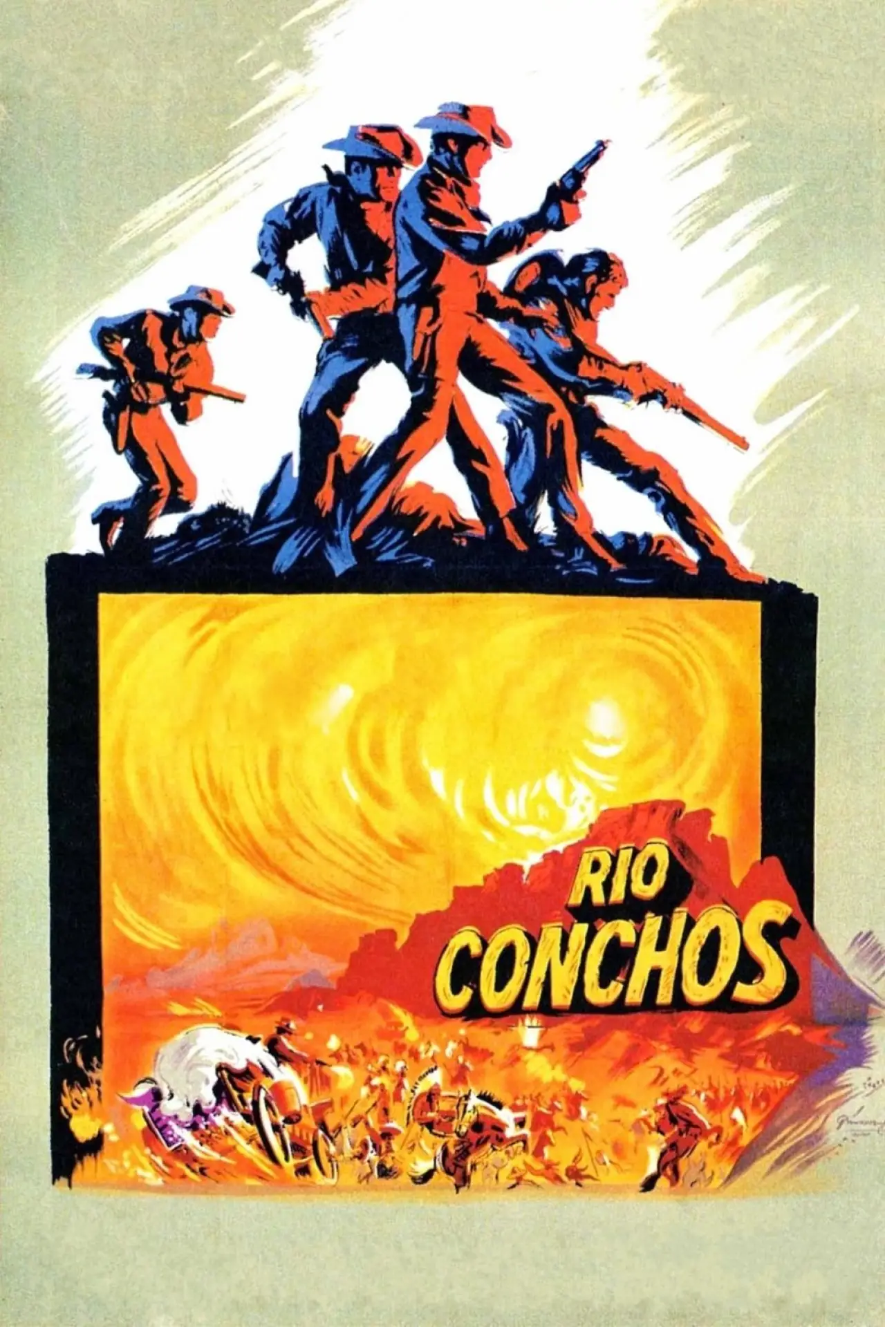 Movie poster "Rio Conchos"