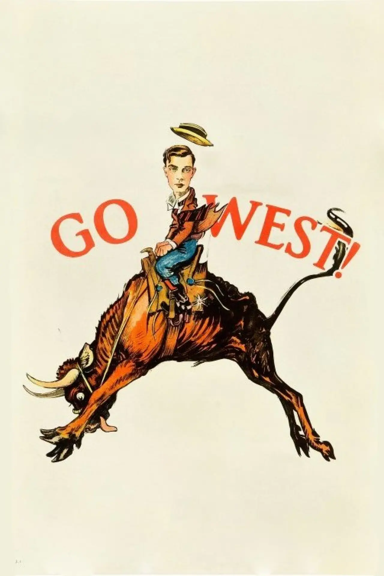 Movie poster "Go West"