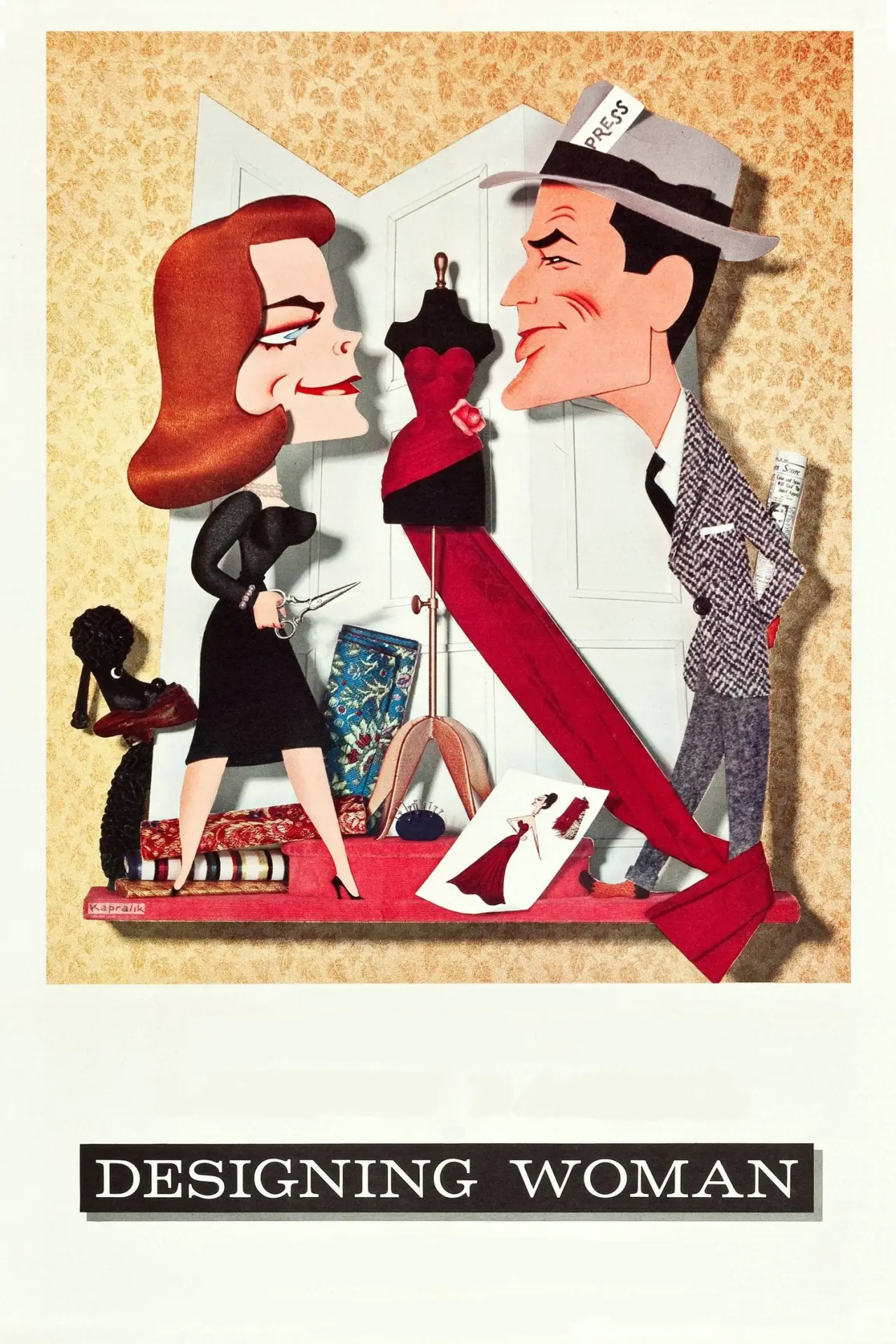 Movie poster "Designing Woman"