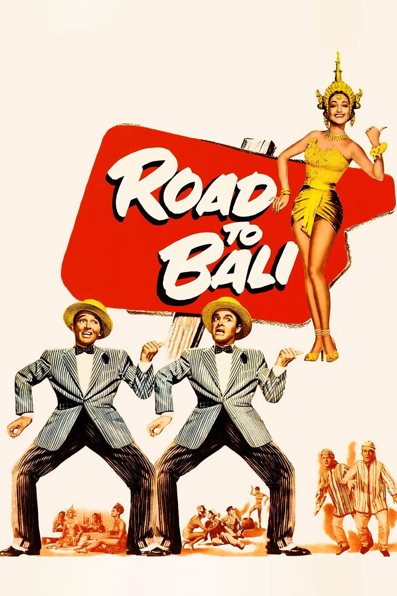 Movie poster "Road to Bali"