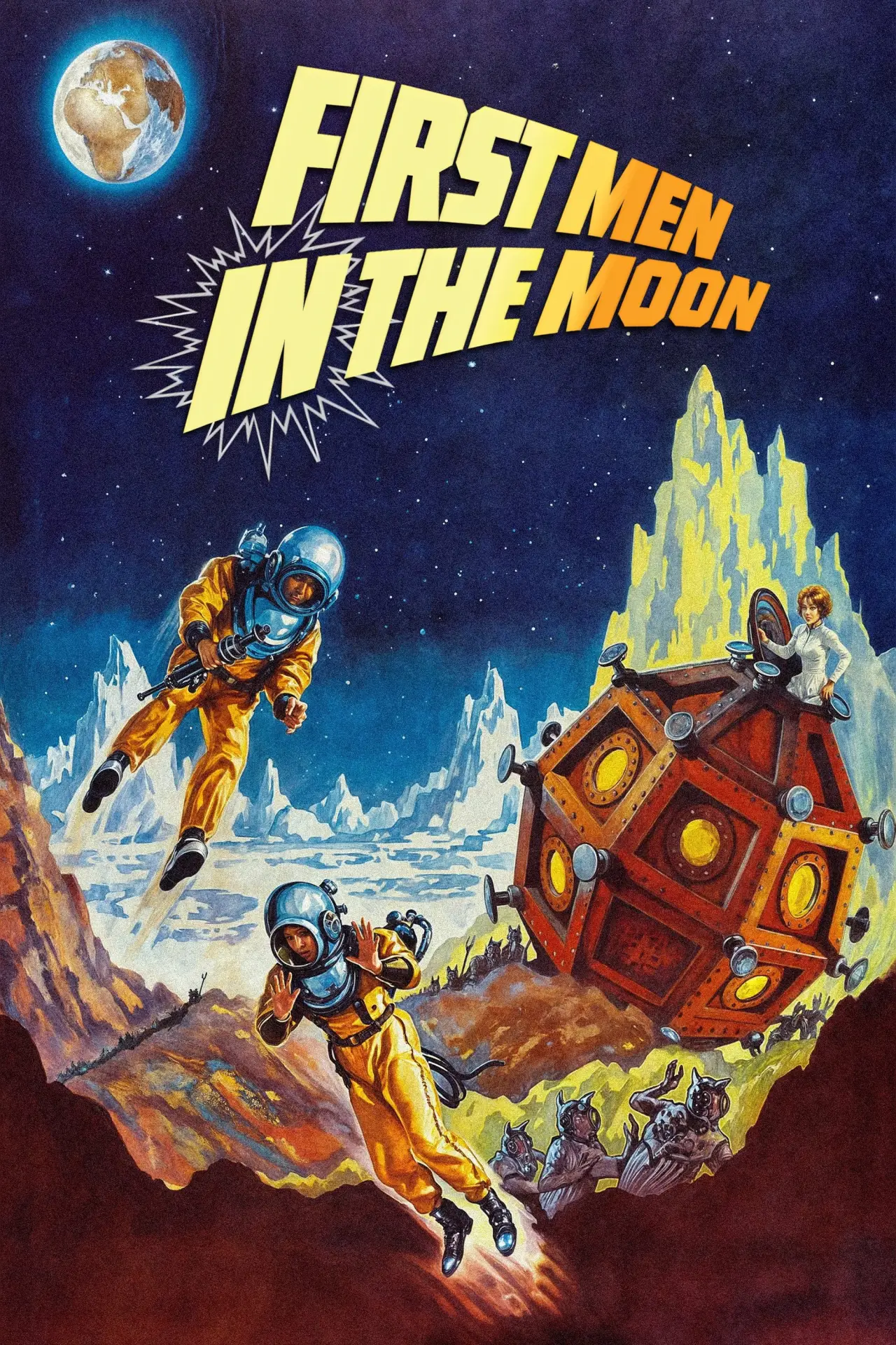 Movie poster "First Men in the Moon"
