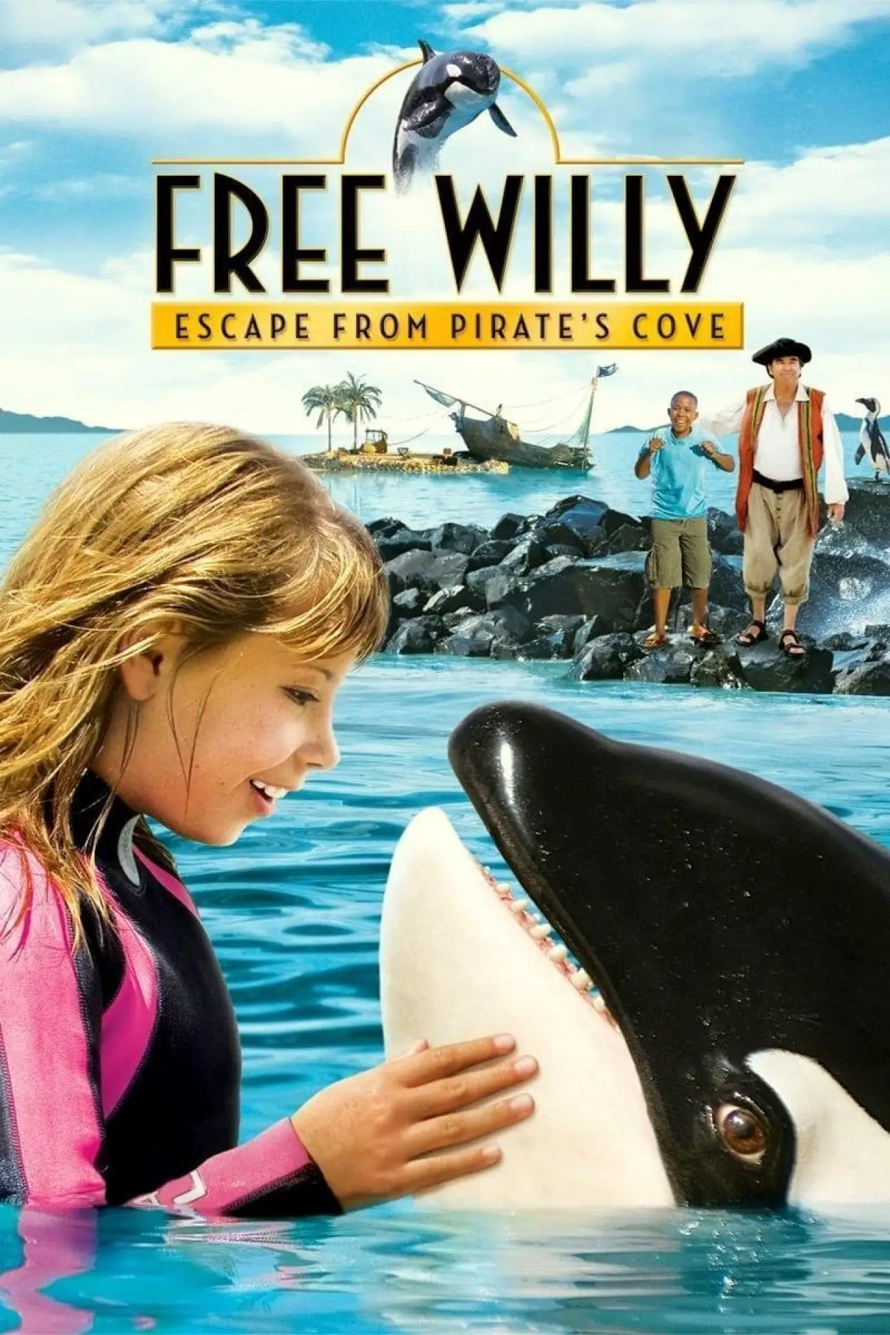 Movie poster "Free Willy: Escape from Pirate