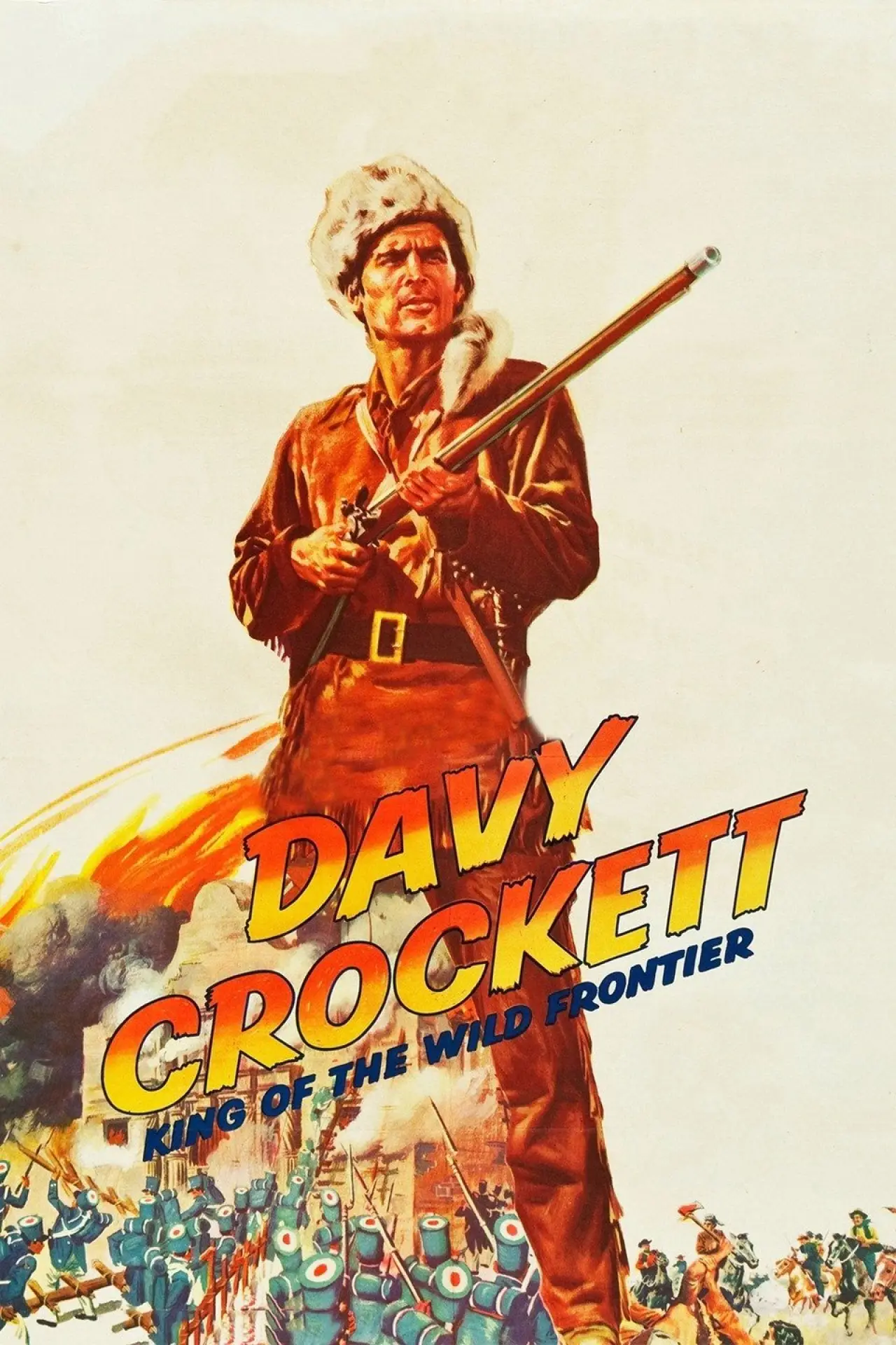 Movie poster "Davy Crockett, King of the Wild Frontier"