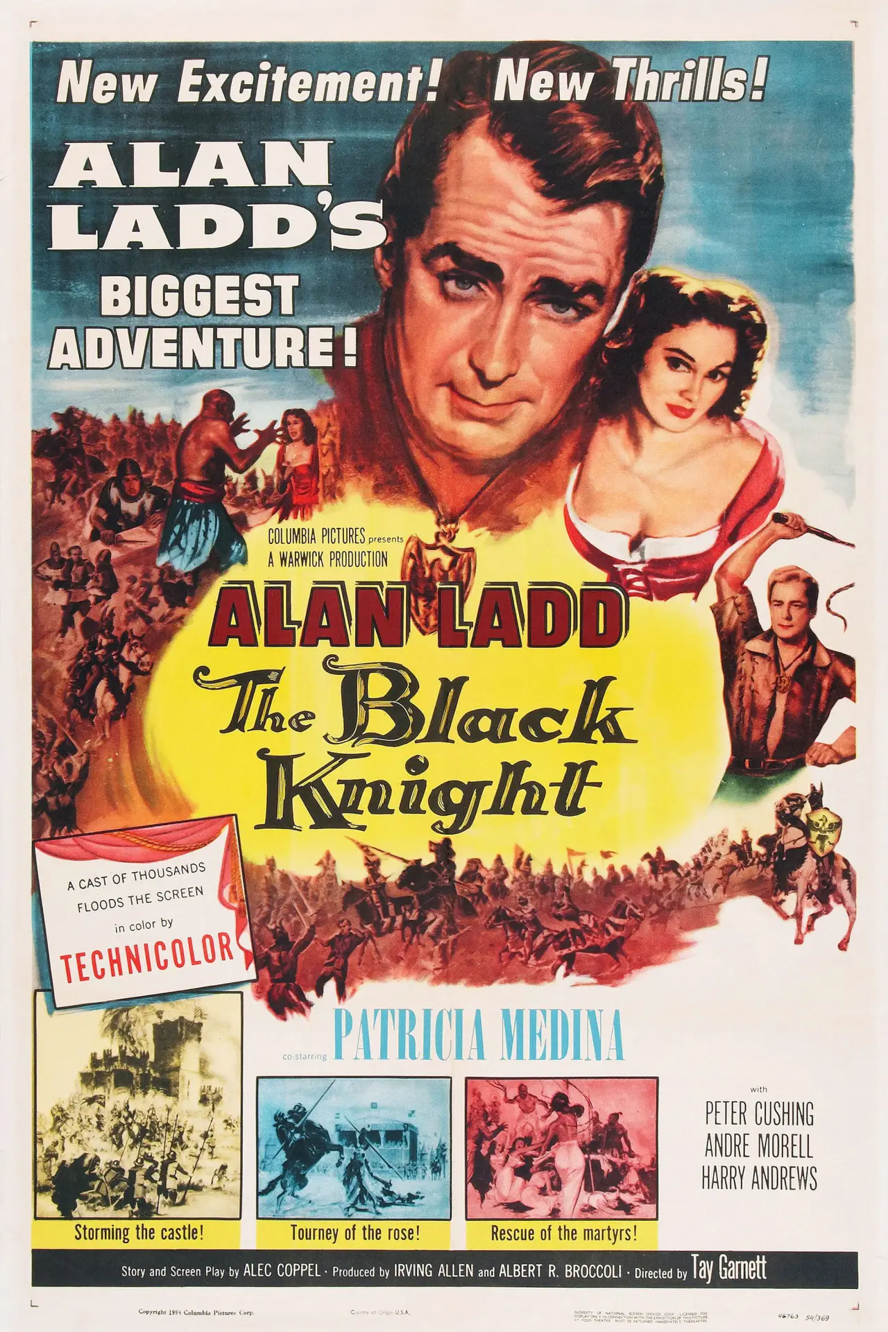Movie poster "The Black Knight"