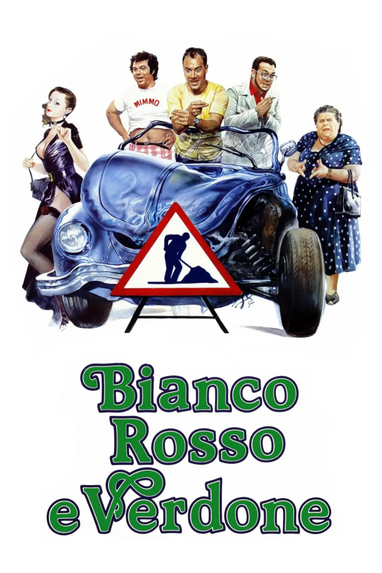 Movie poster "Bianco, rosso e Verdone"