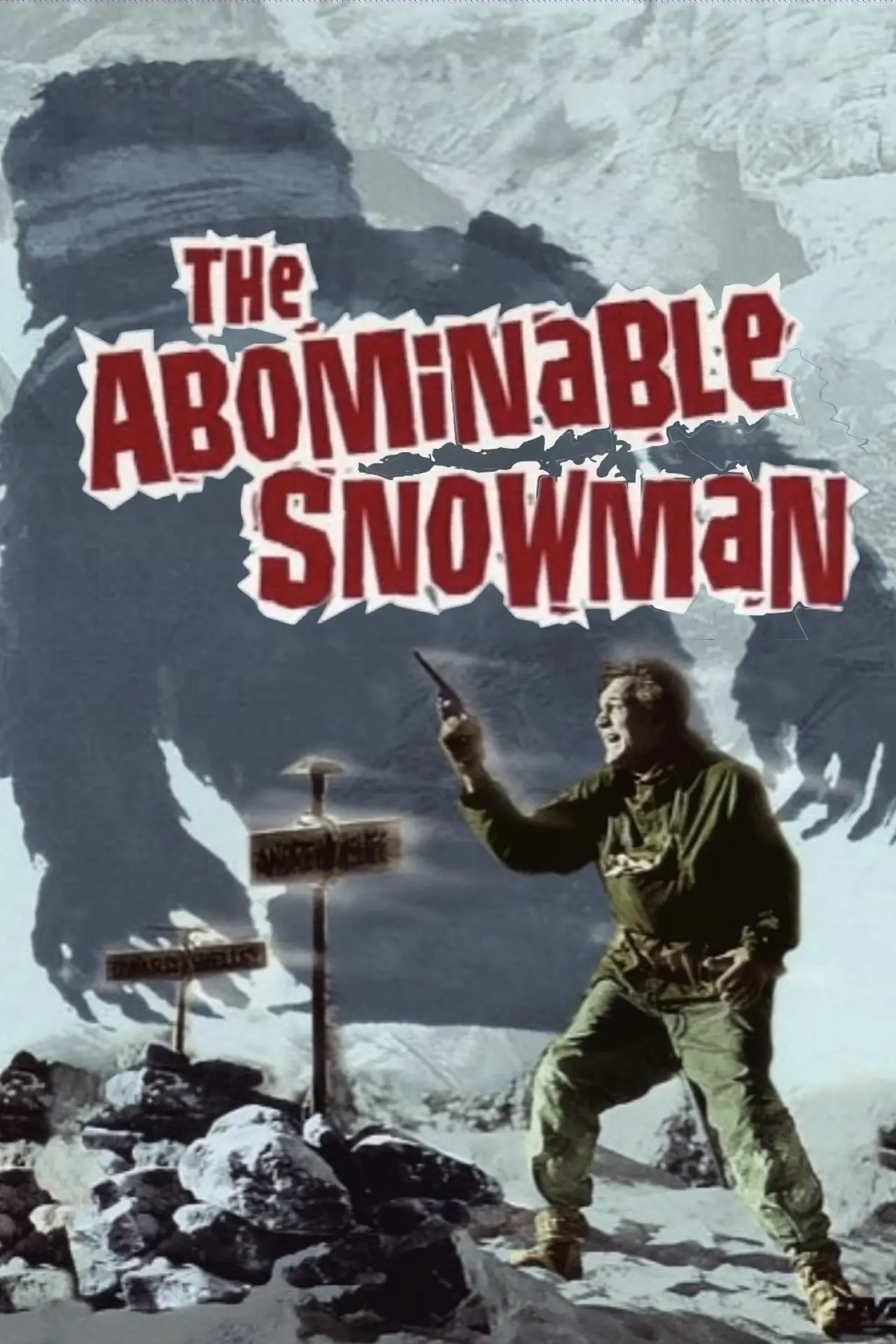Movie poster "The Abominable Snowman"