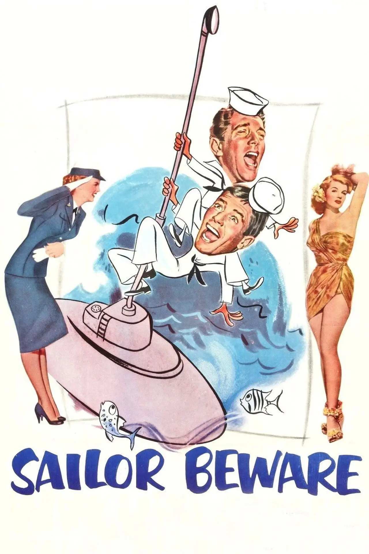 Movie poster "Sailor Beware"