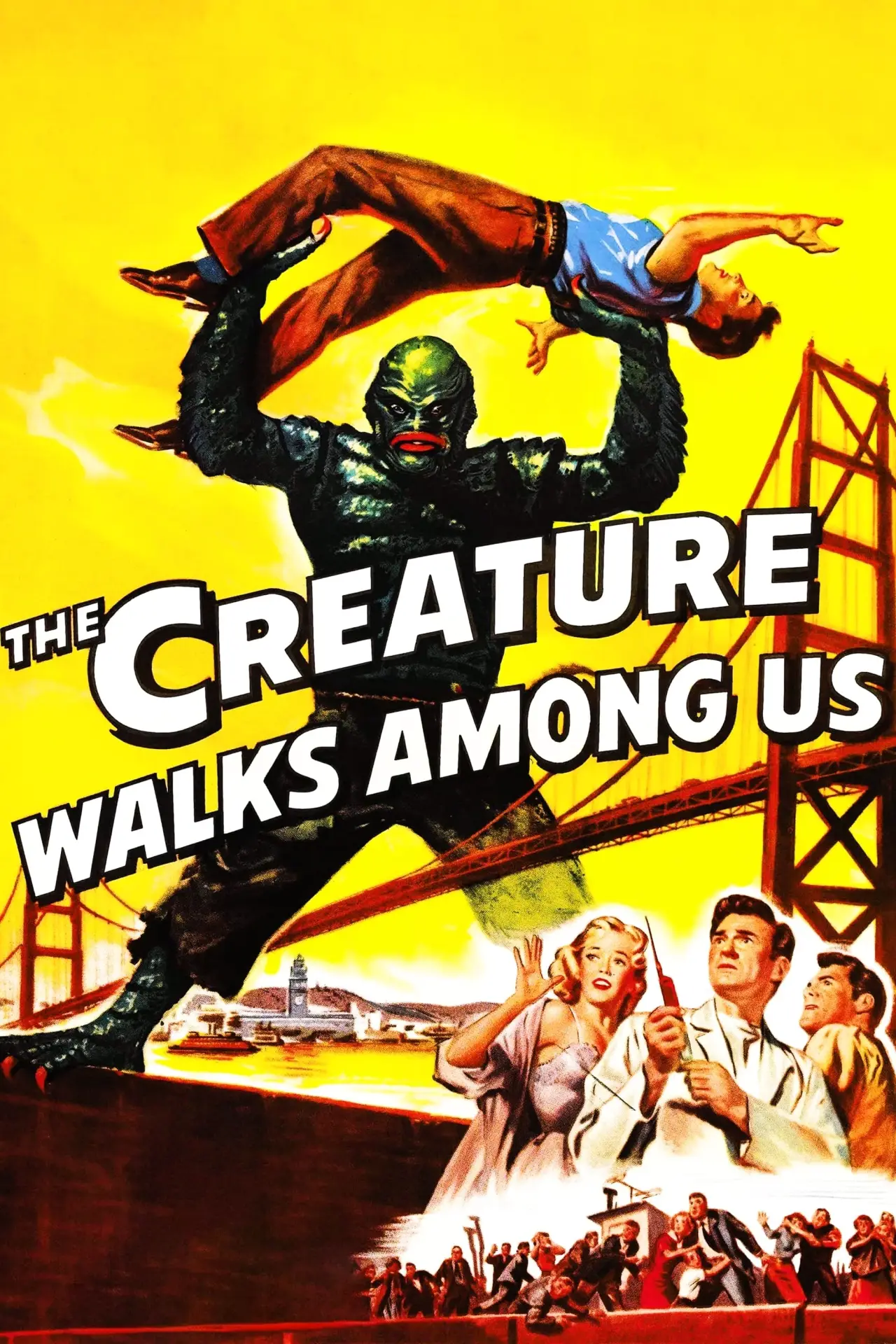 Movie poster "The Creature Walks Among Us"