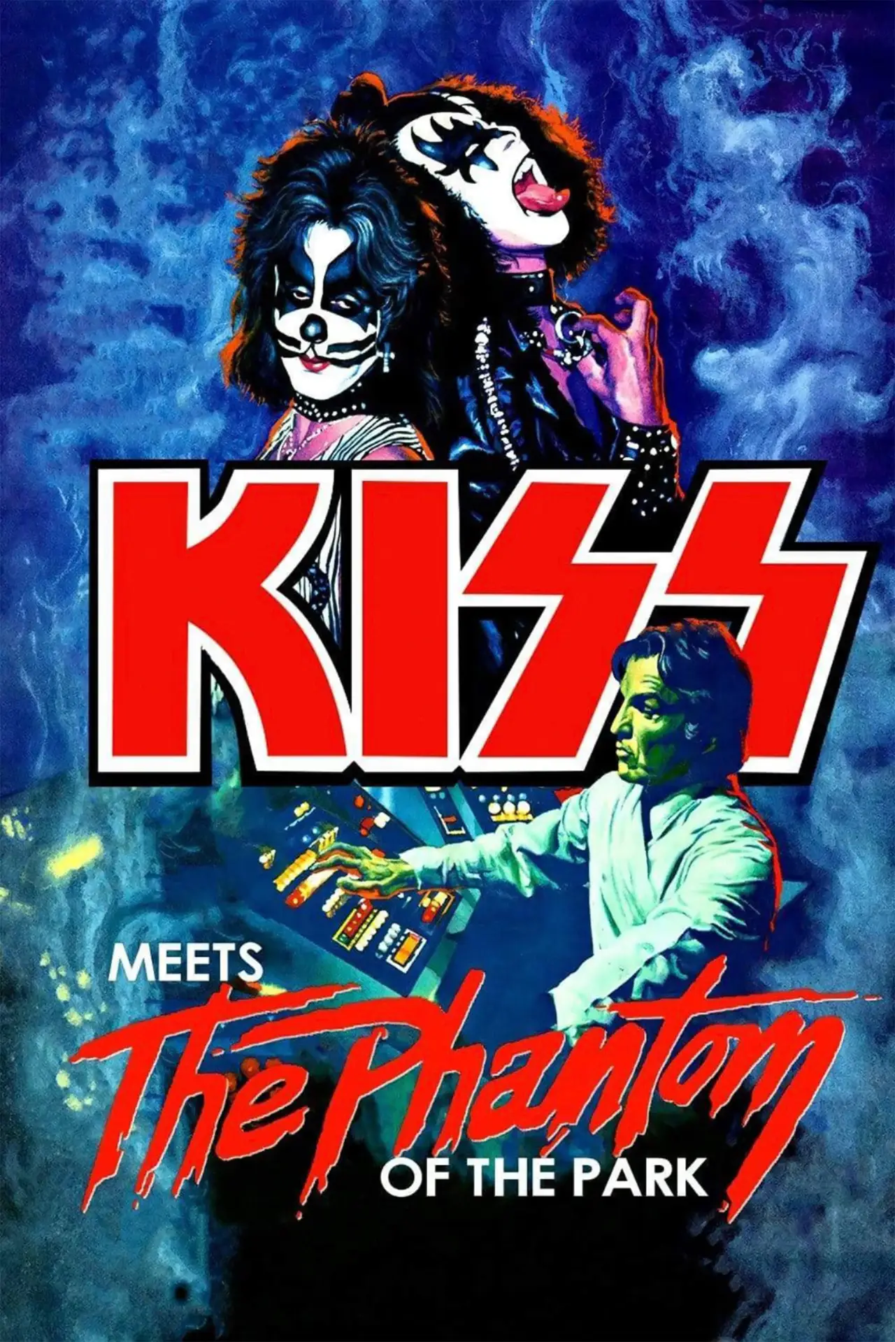 Movie poster "KISS Meets the Phantom of the Park"