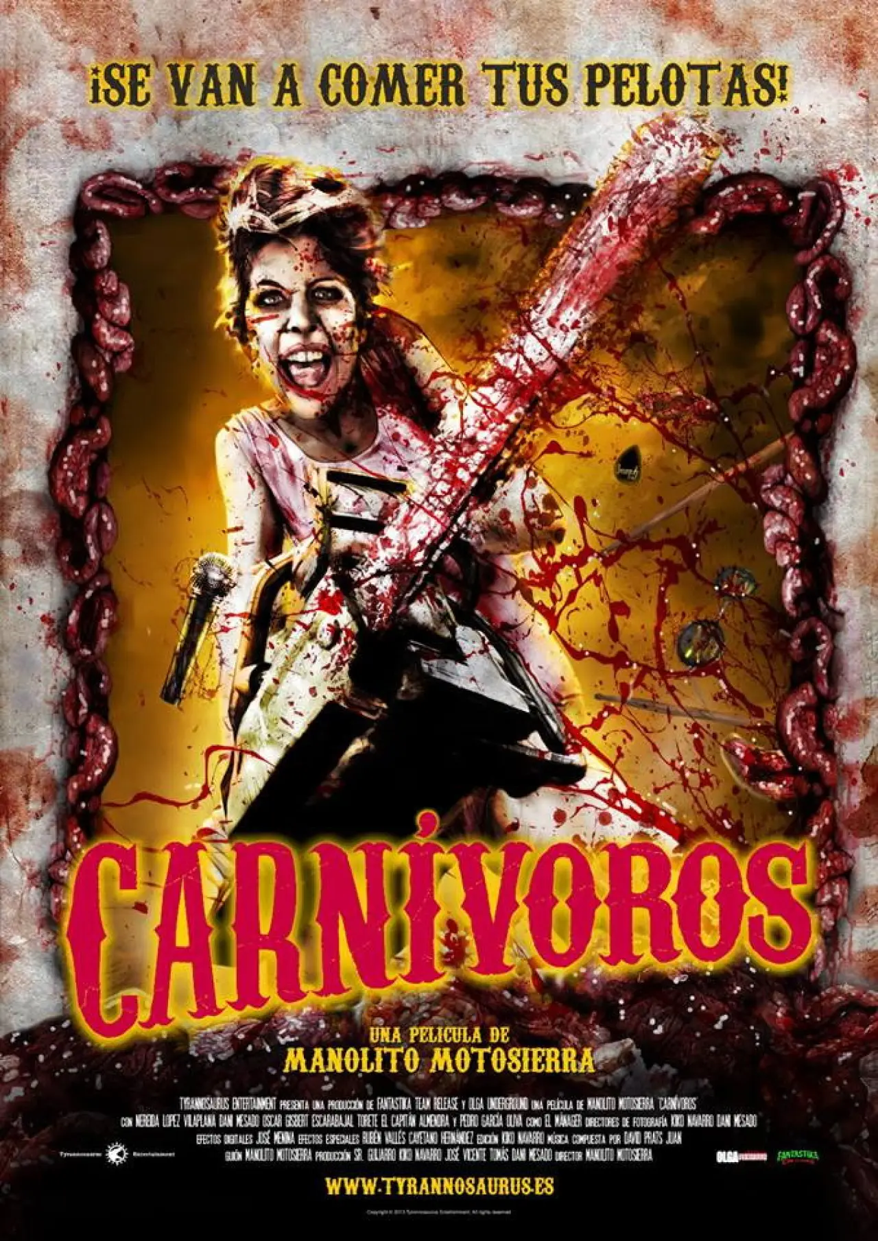 Movie poster "The Spanish Chainsaw Massacre"