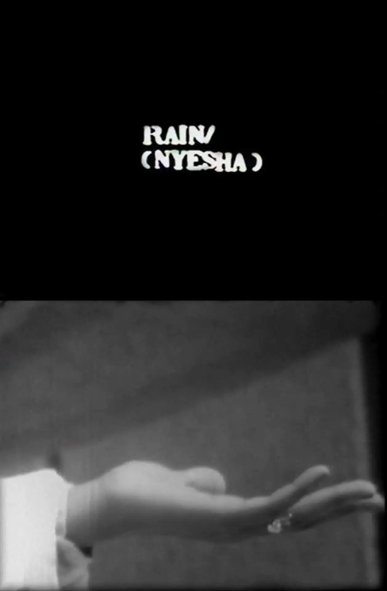 Movie poster "Rain (Nyesha)"