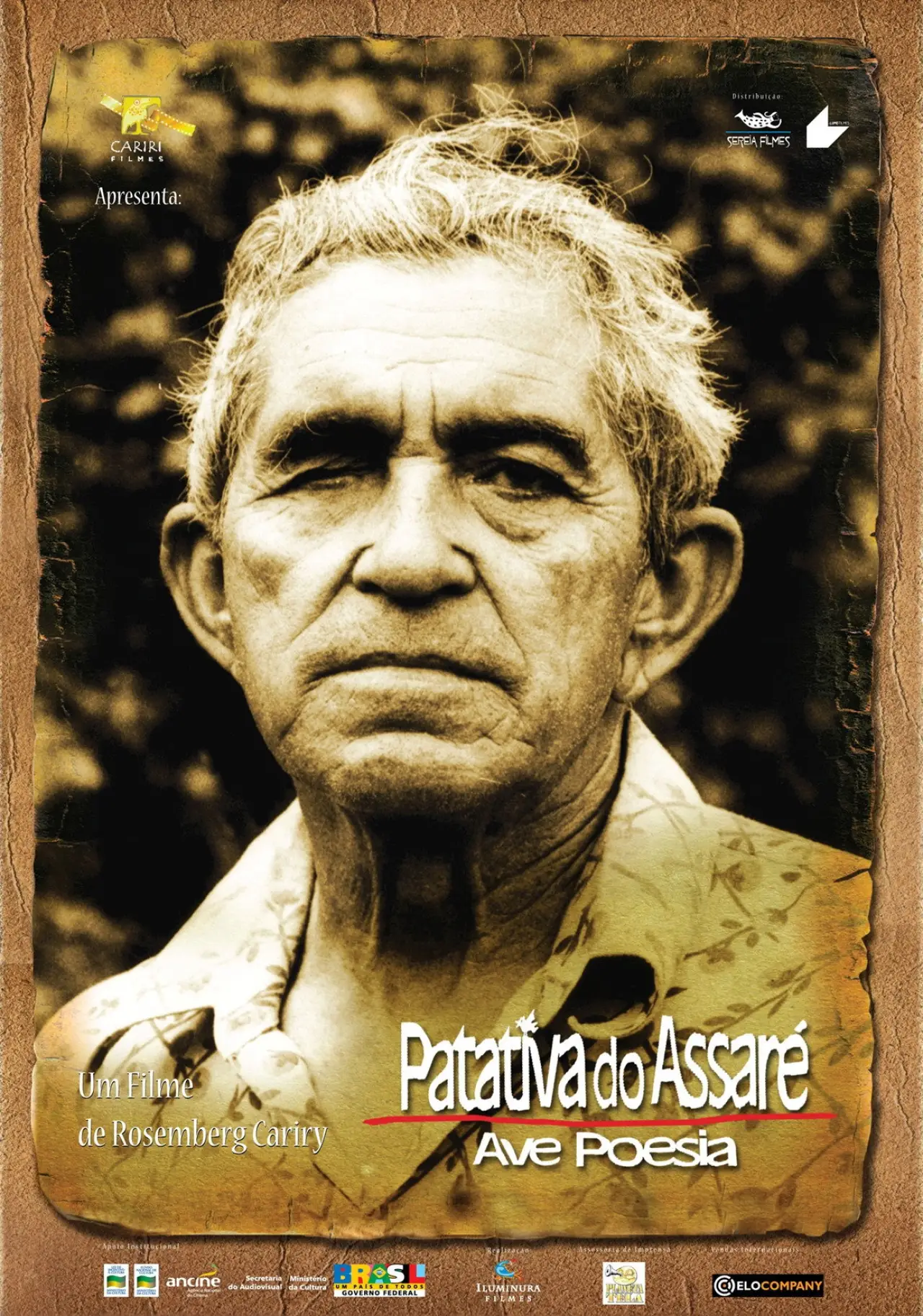 Movie poster "Patativa do Assaré - Ave Poesia"