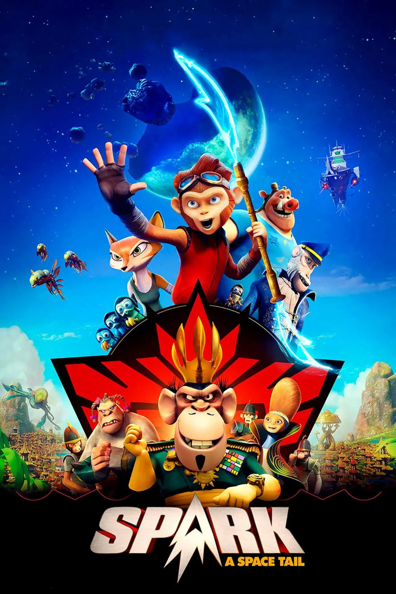 Movie poster "Spark: A Space Tail"