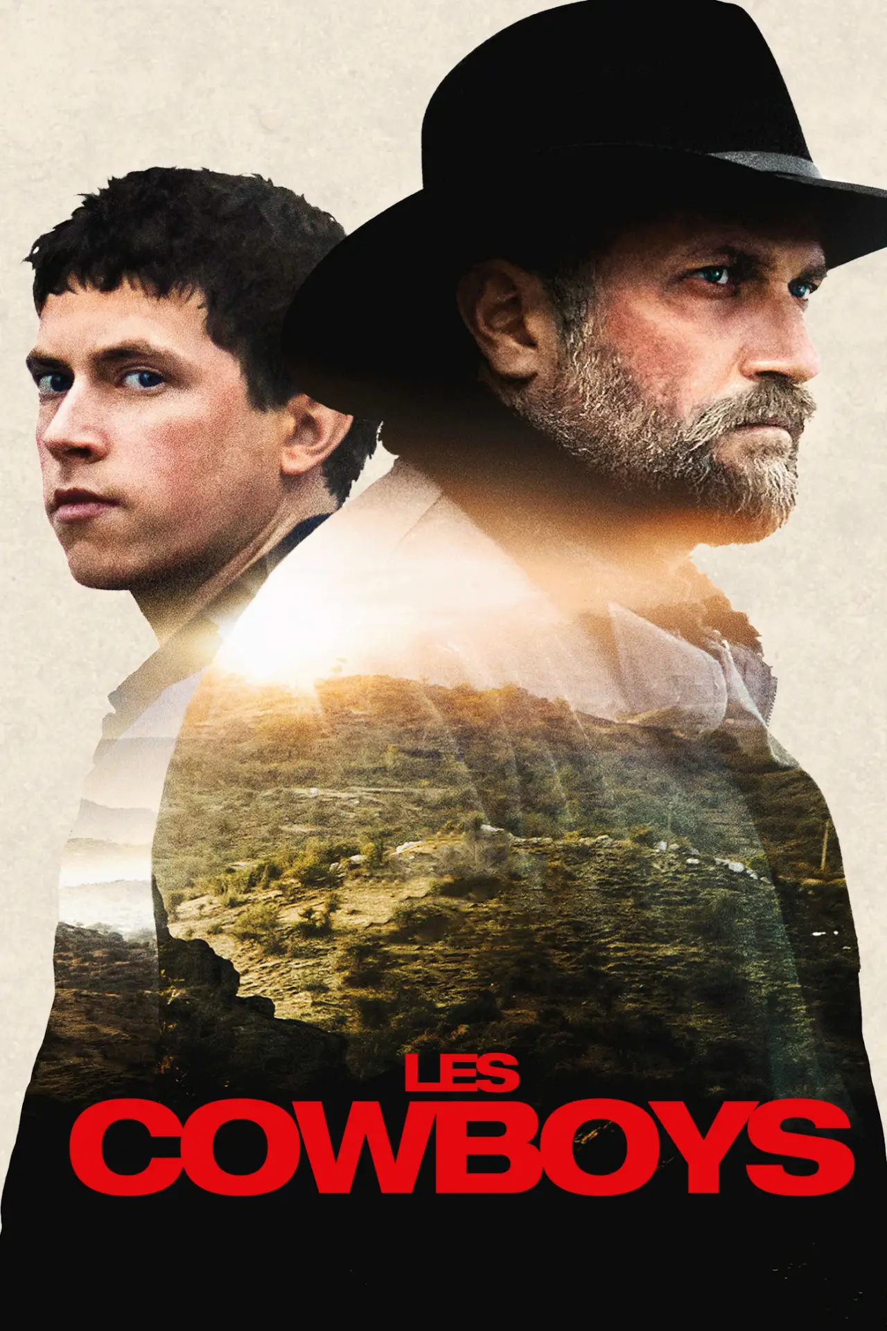 Movie poster "Les Cowboys"