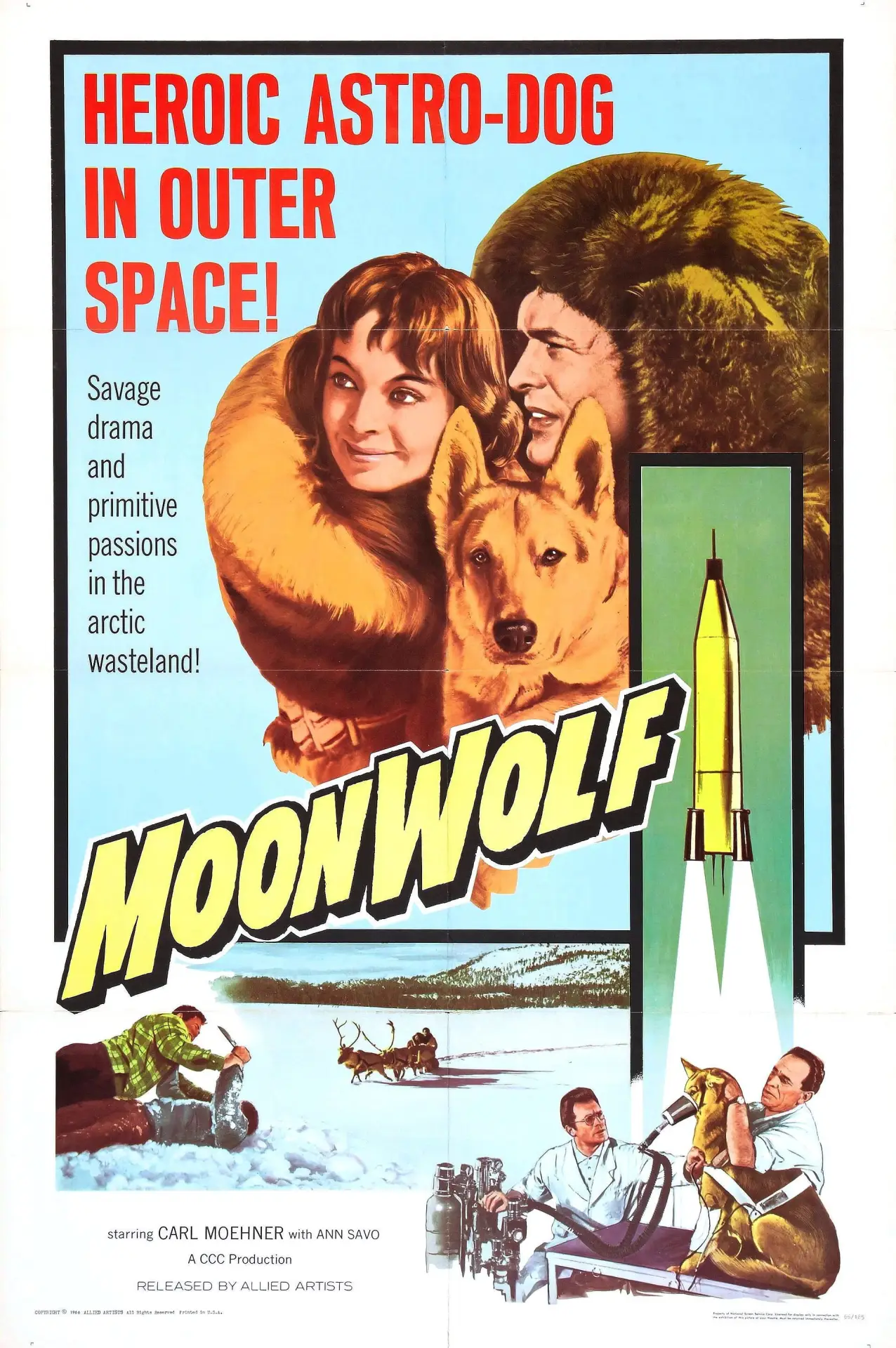 Movie poster "Moonwolf"