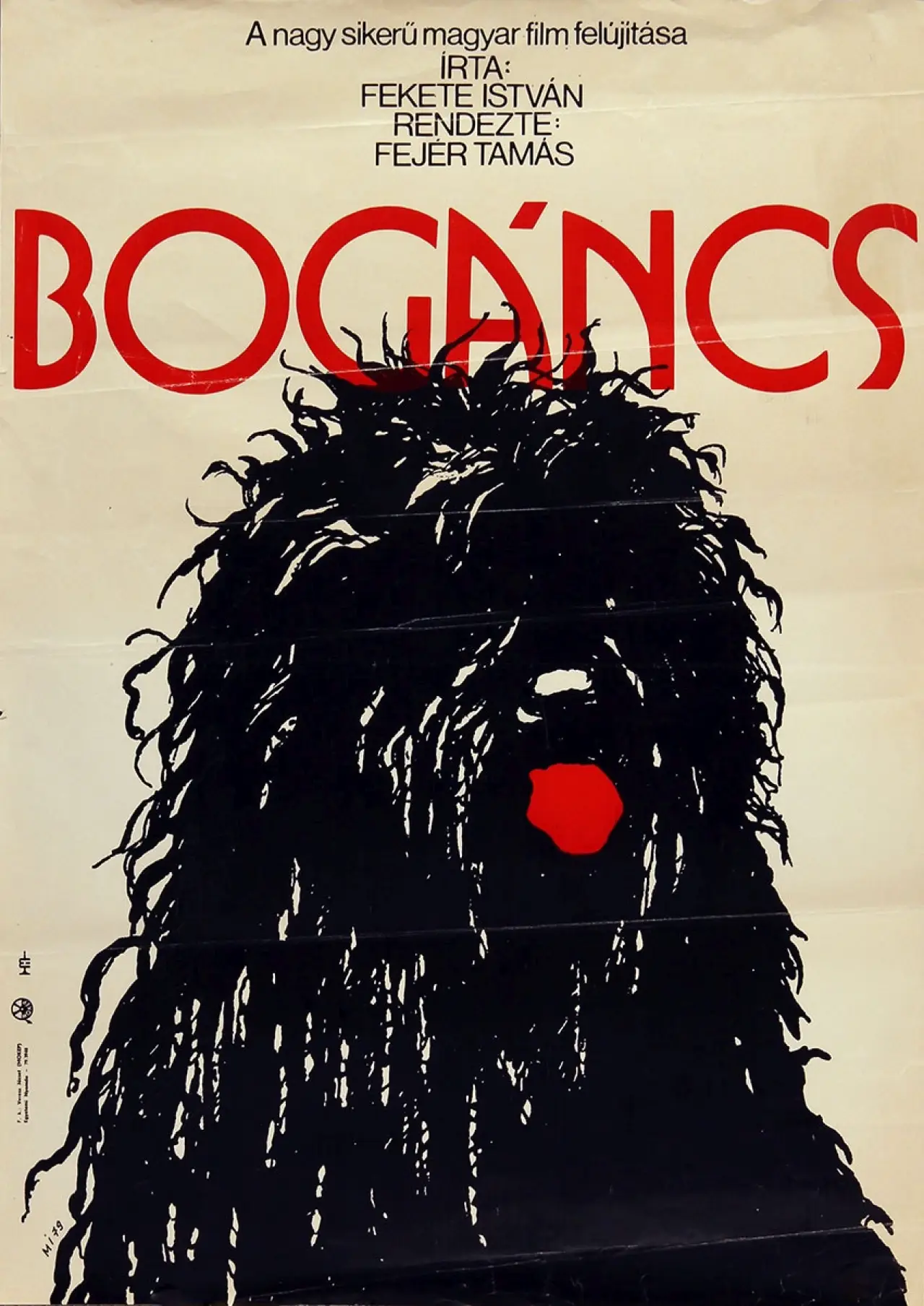 Movie poster "Bogáncs"