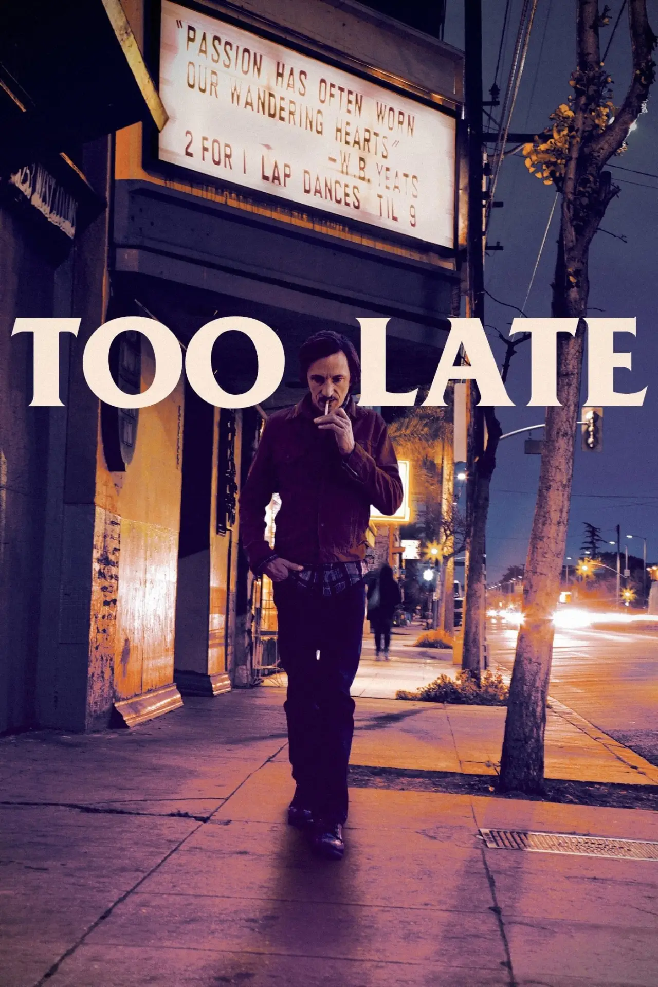 Movie poster "Too Late"