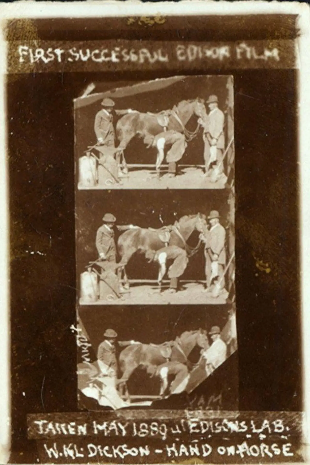 Movie poster "Horse Shoeing"
