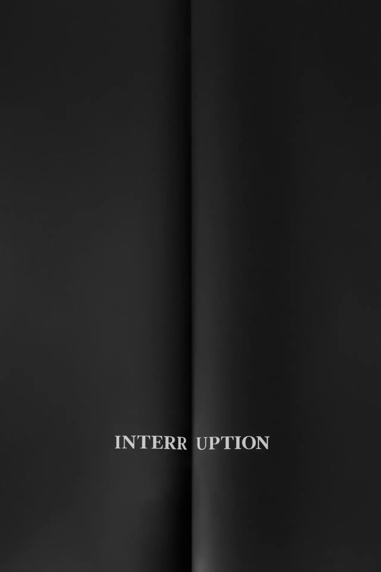 Movie poster "Interruption"