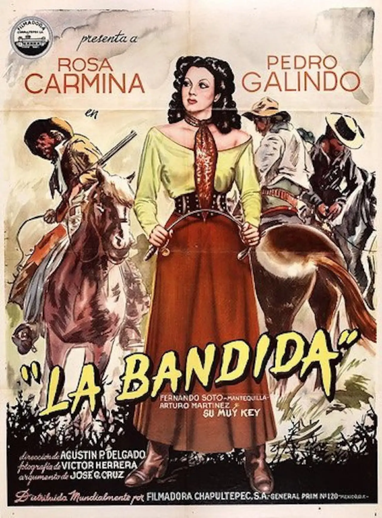 Movie poster "La bandida"