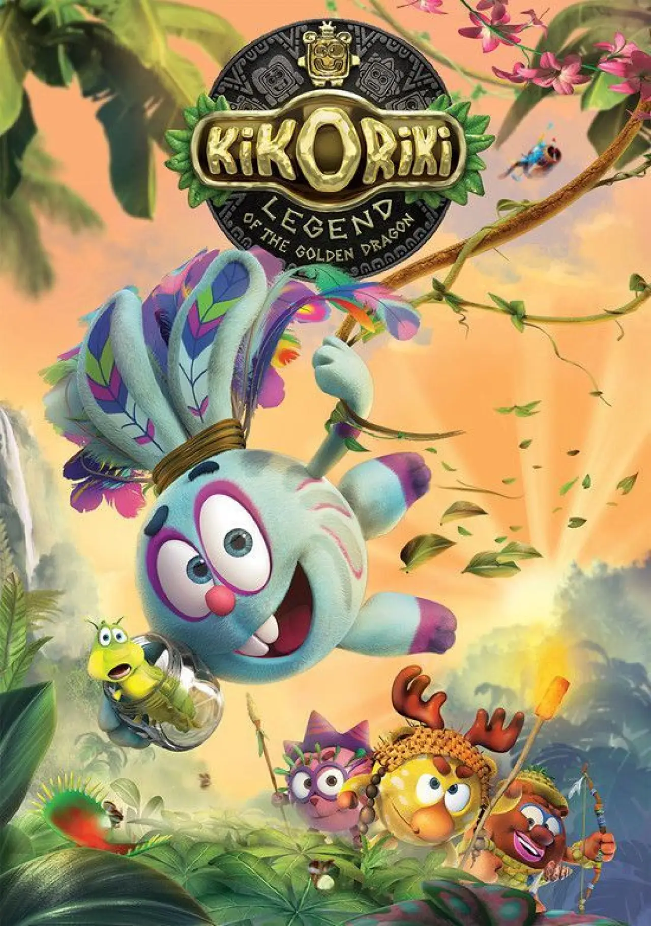 Movie poster "Kikoriki. Legend of the Golden Dragon"