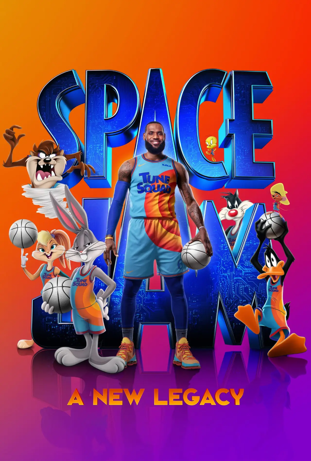Movie poster "Space Jam: A New Legacy"