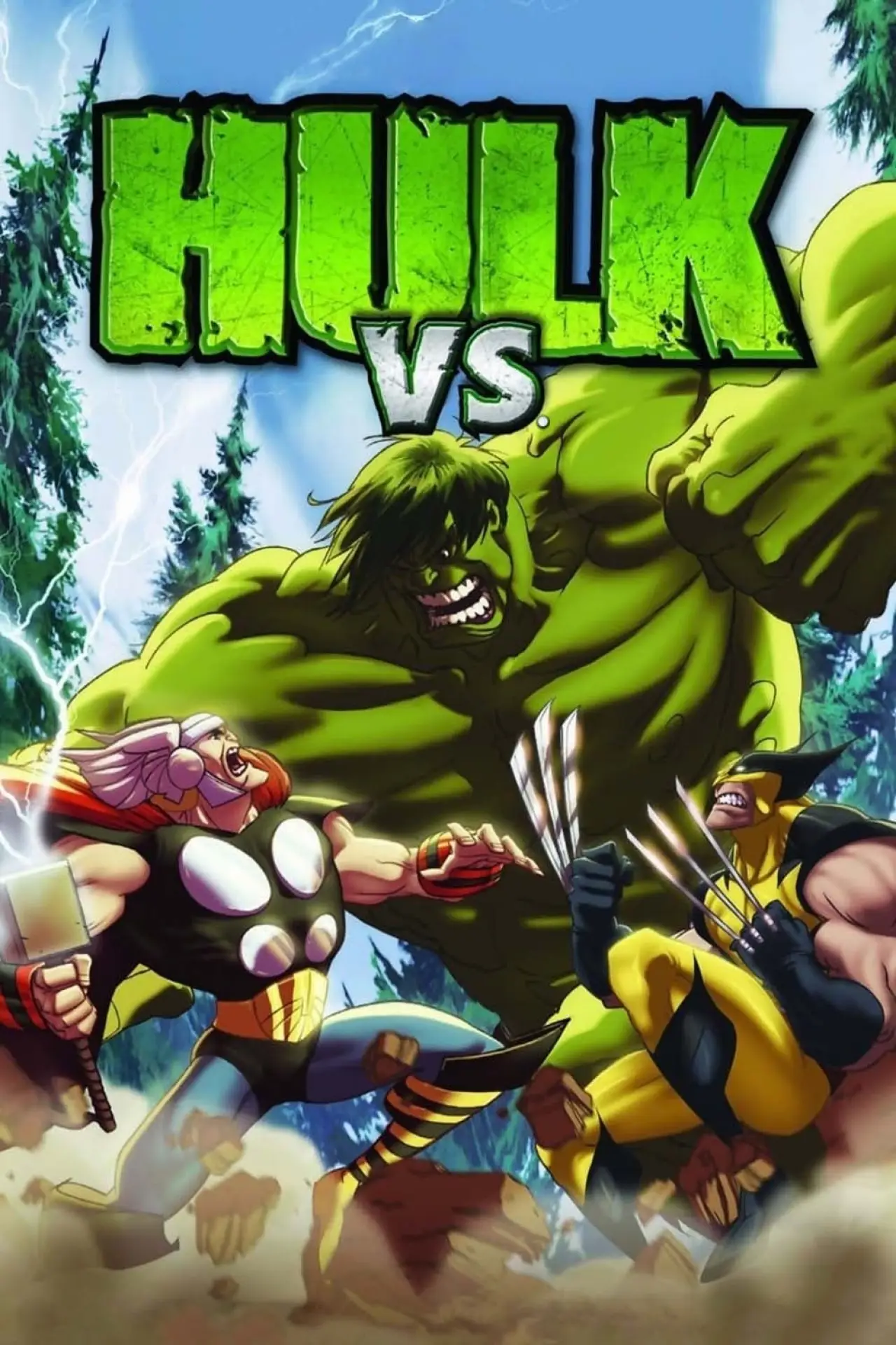 Movie poster "Hulk Vs."