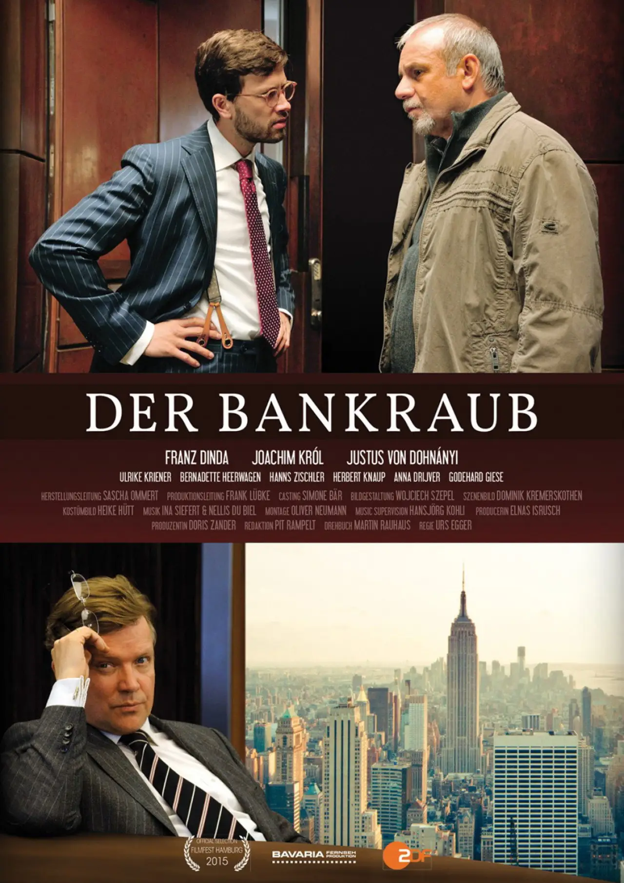 Movie poster "Der Bankraub"