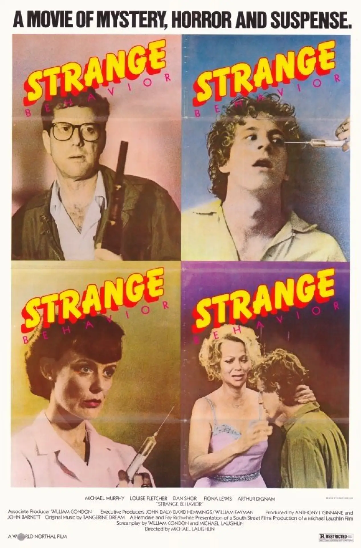 Movie poster "Strange Behavior"