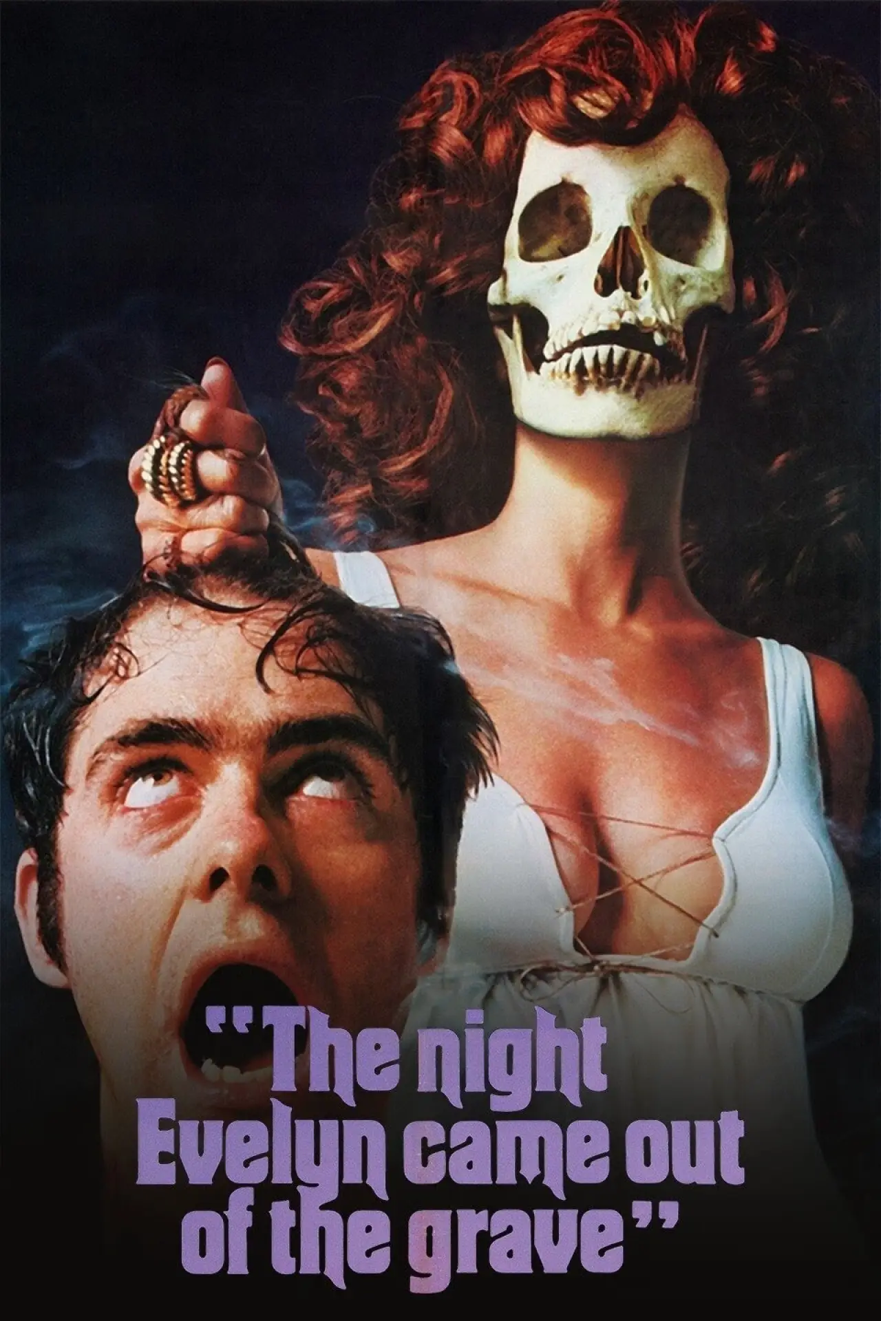 Movie poster "The Night Evelyn Came Out of the Grave"